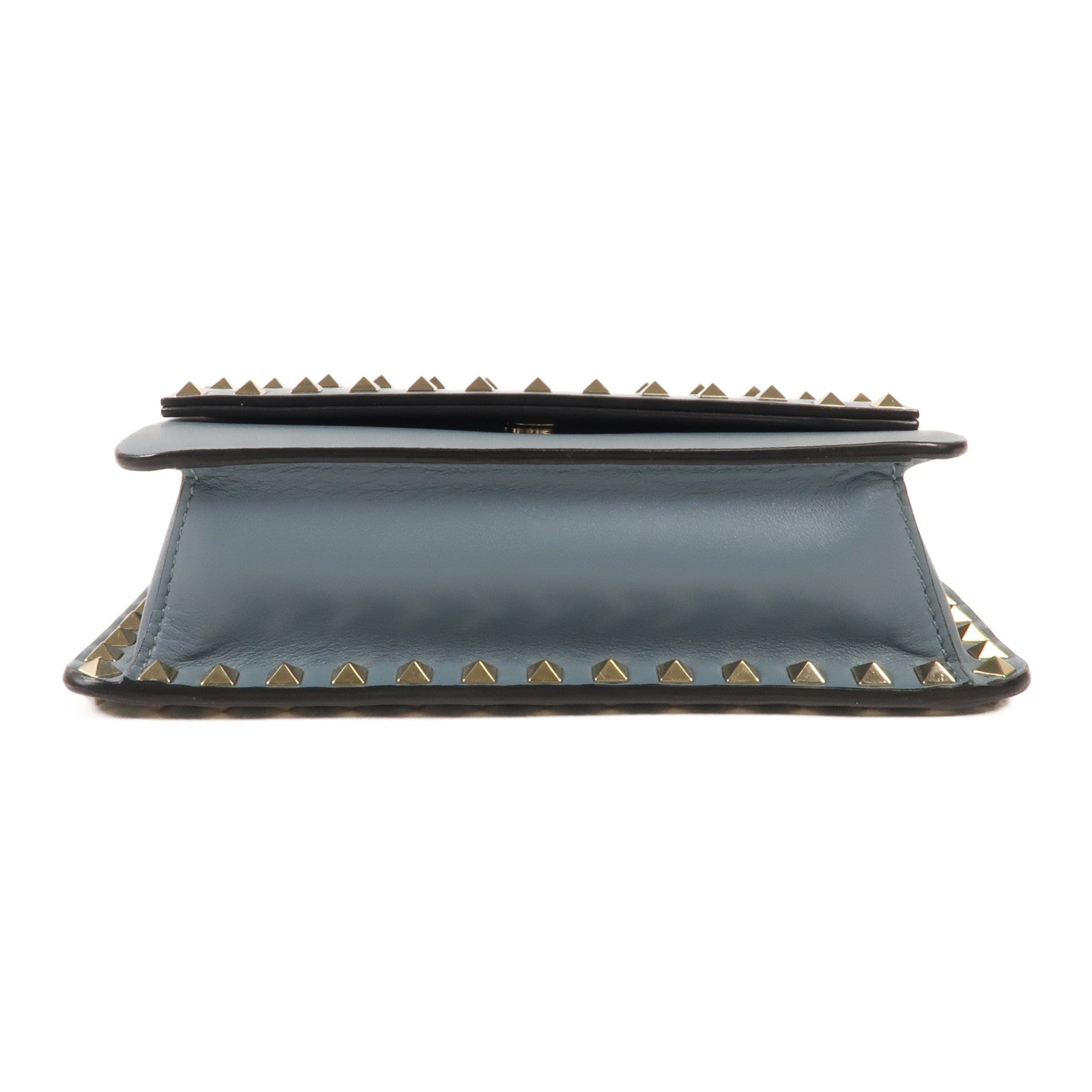 Valentino 牛皮皮革Shoulder Bag銀扣肩背袋