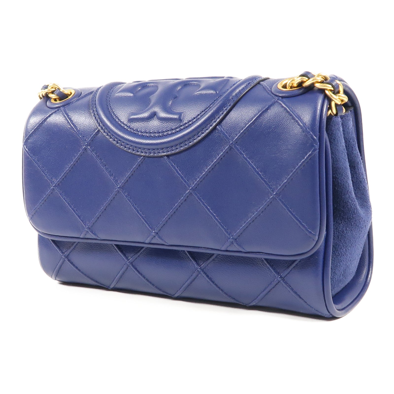 Tory Burch 羊皮皮革Chain Shoulder金扣鏈帶肩背袋