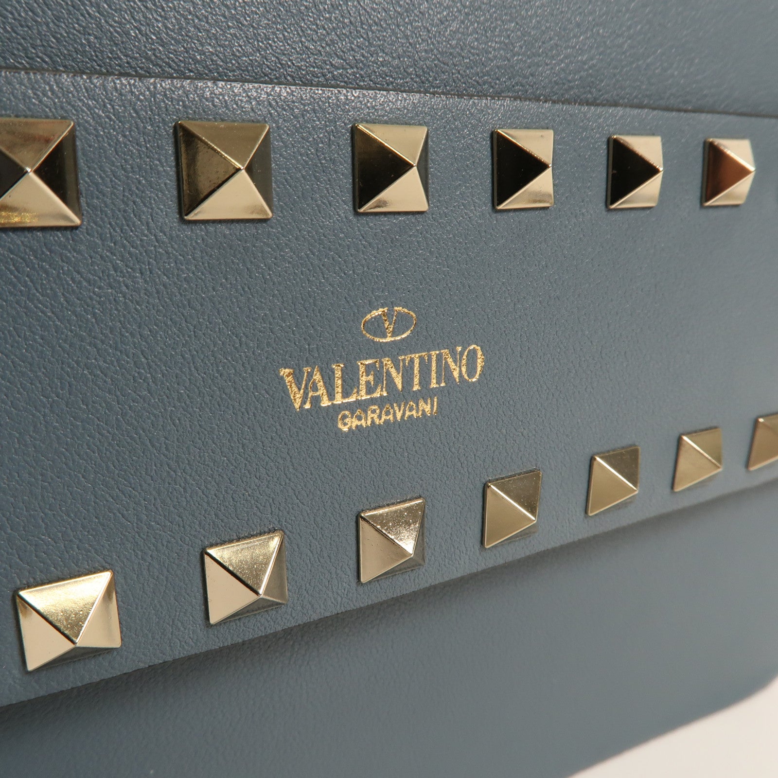 Valentino 牛皮皮革Shoulder Bag銀扣肩背袋