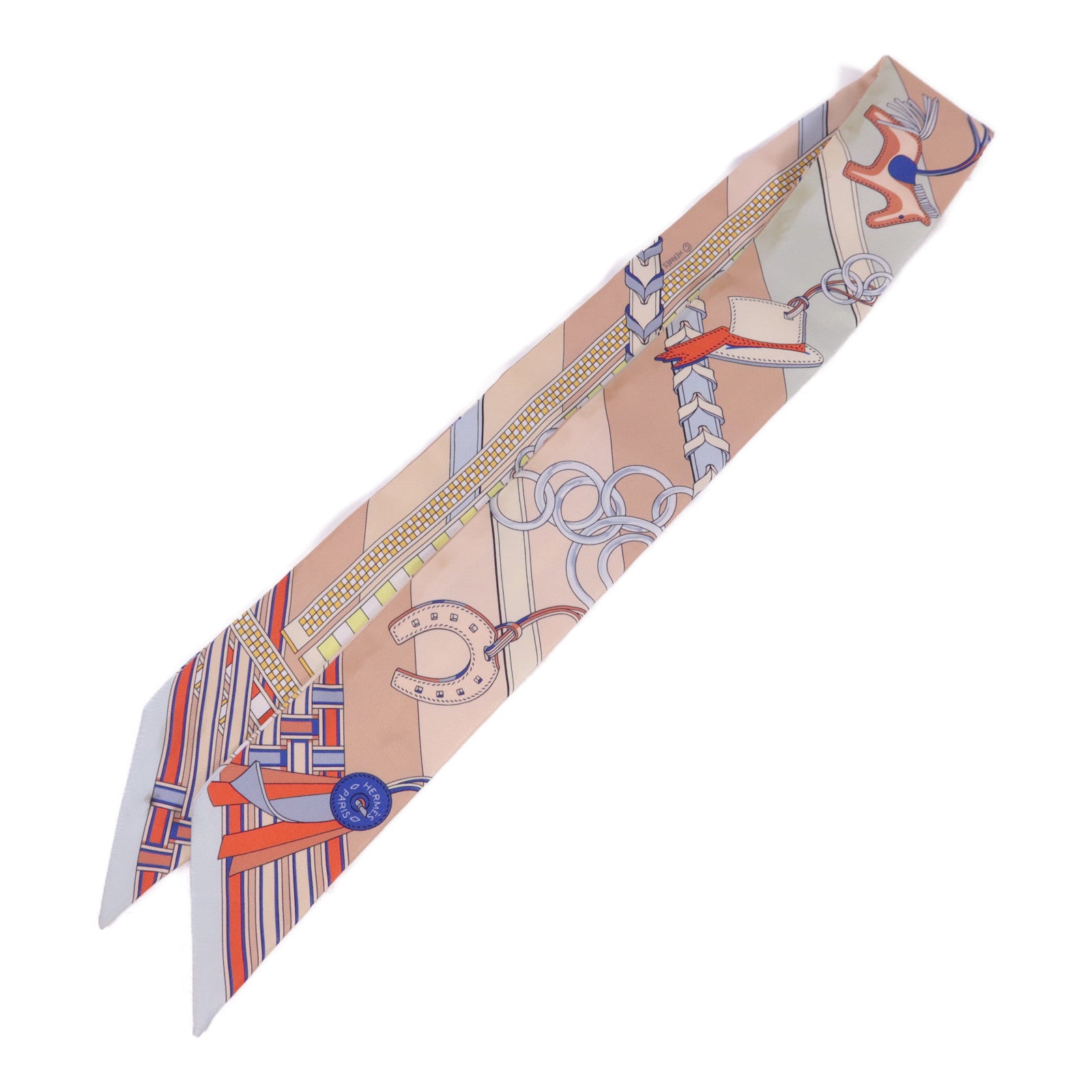 HERMES 絲質Twilly絲巾