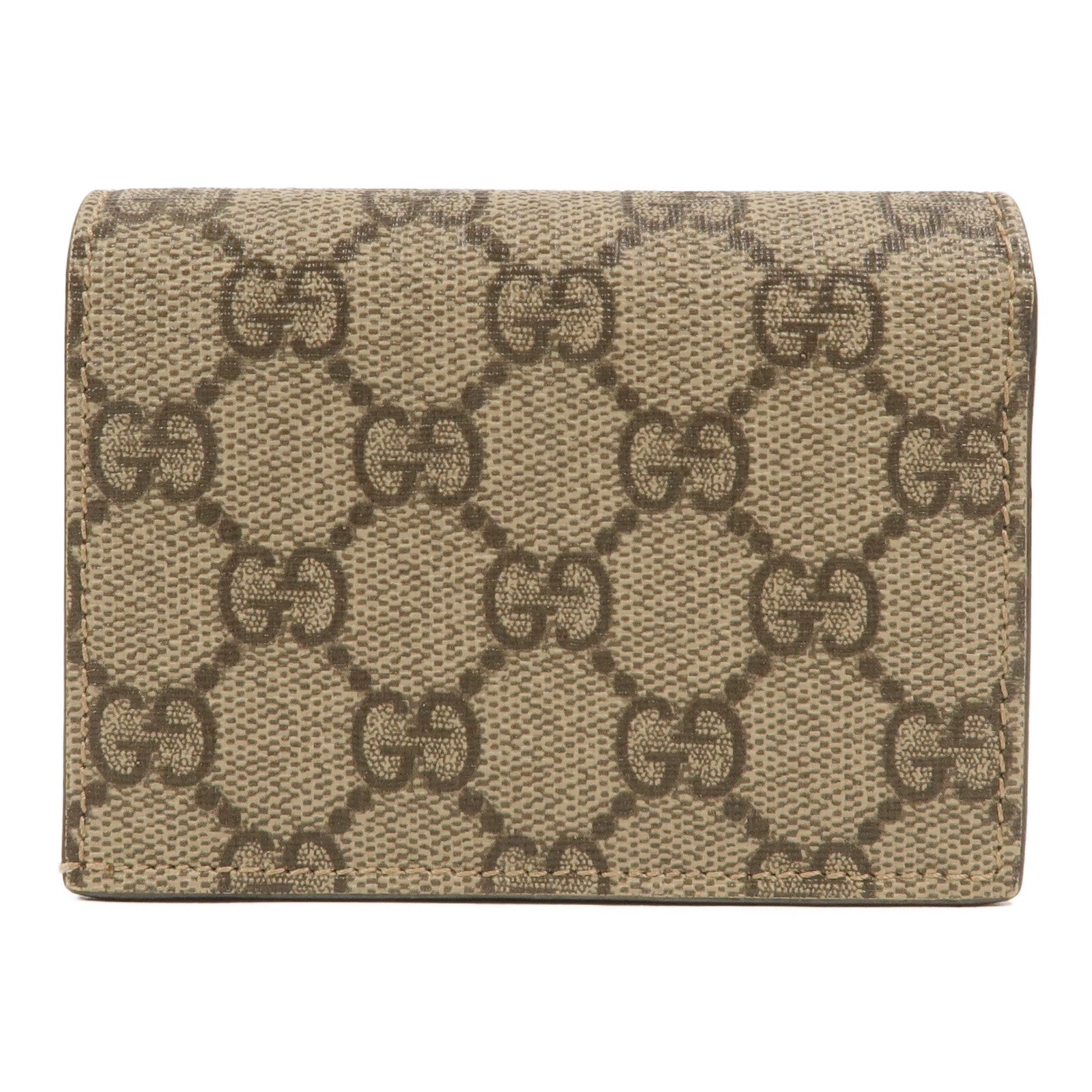 GUCCI 塗層帆布GG Marmont Wallet錢包