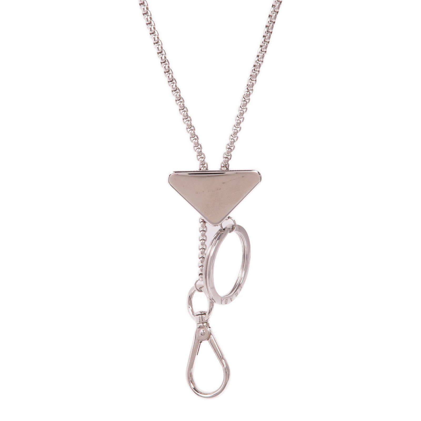 PRADA 金屬Key Ring Necklace項鍊