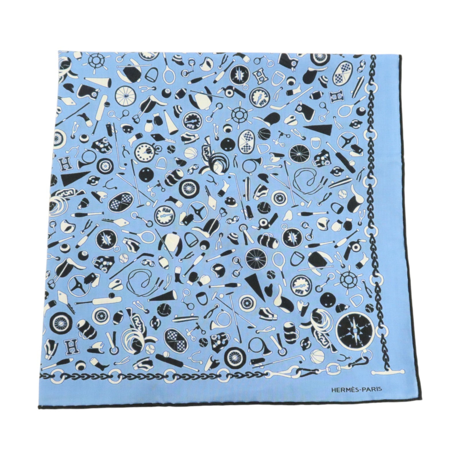 HERMES 棉質Scarf 90x90cm棉巾