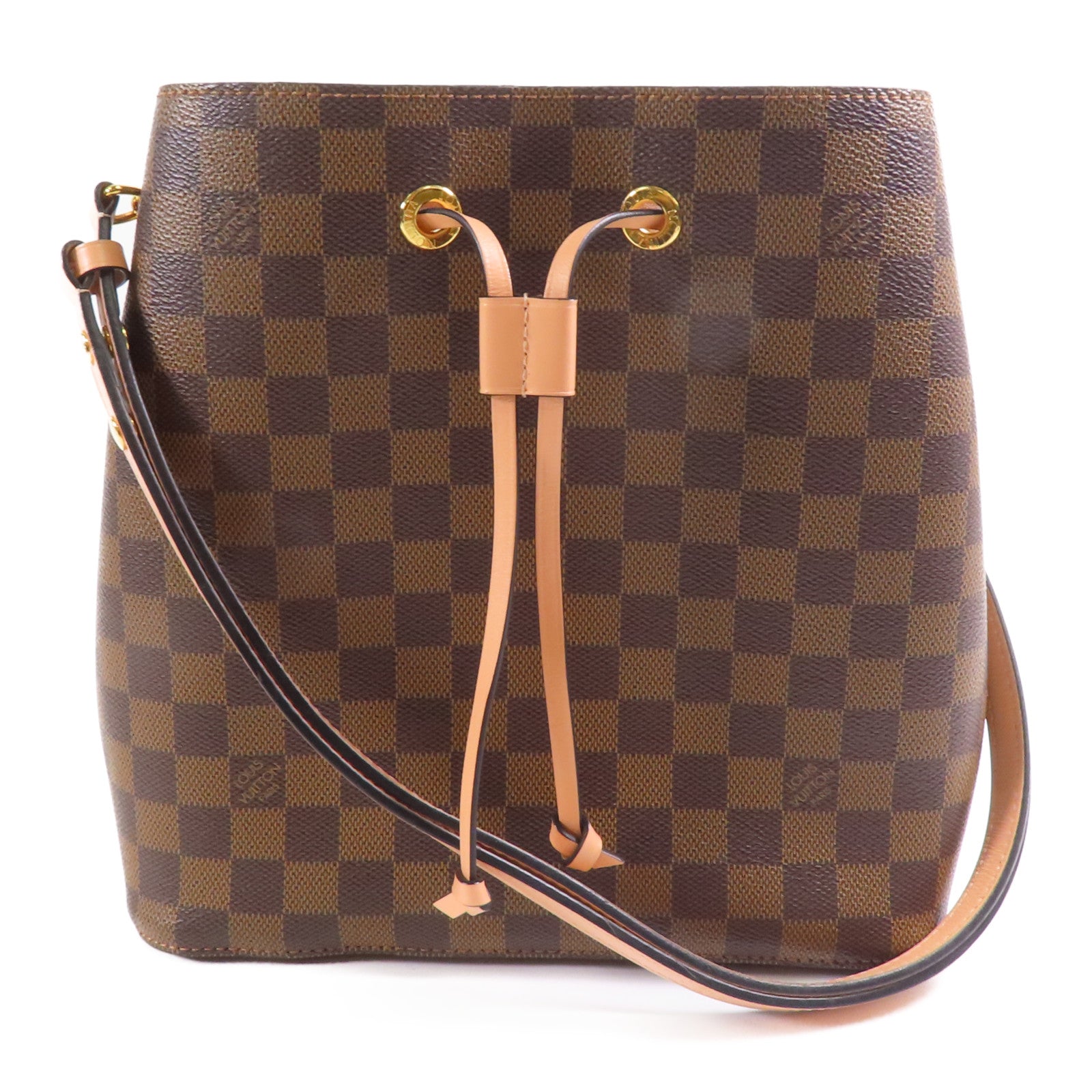 LOUIS VUITTON Damier NeoNoe MM金扣肩背袋