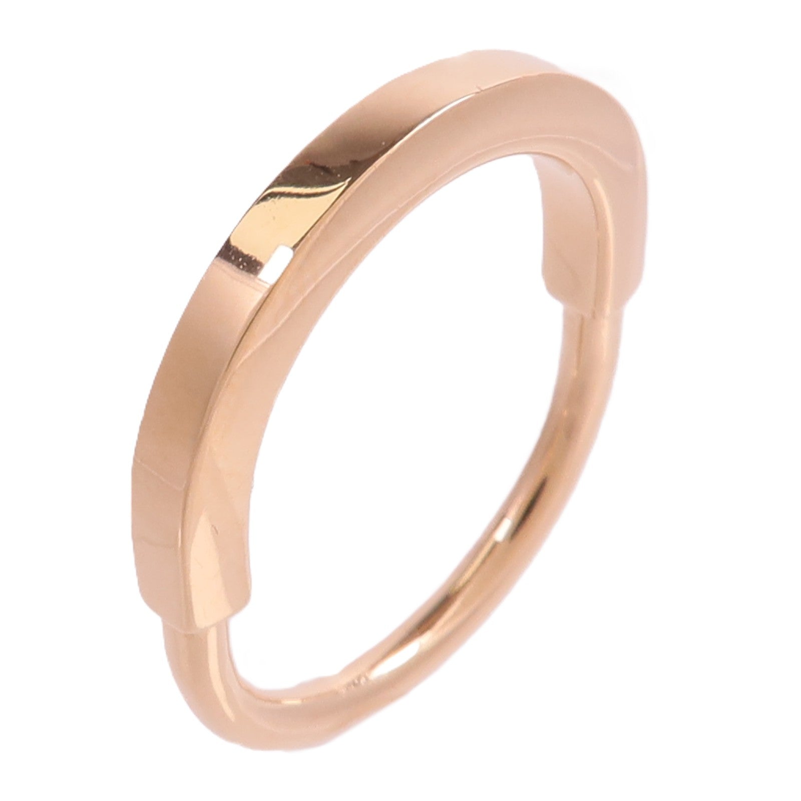 TIFFANY&CO 18K玫瑰金Lock Ring戒指