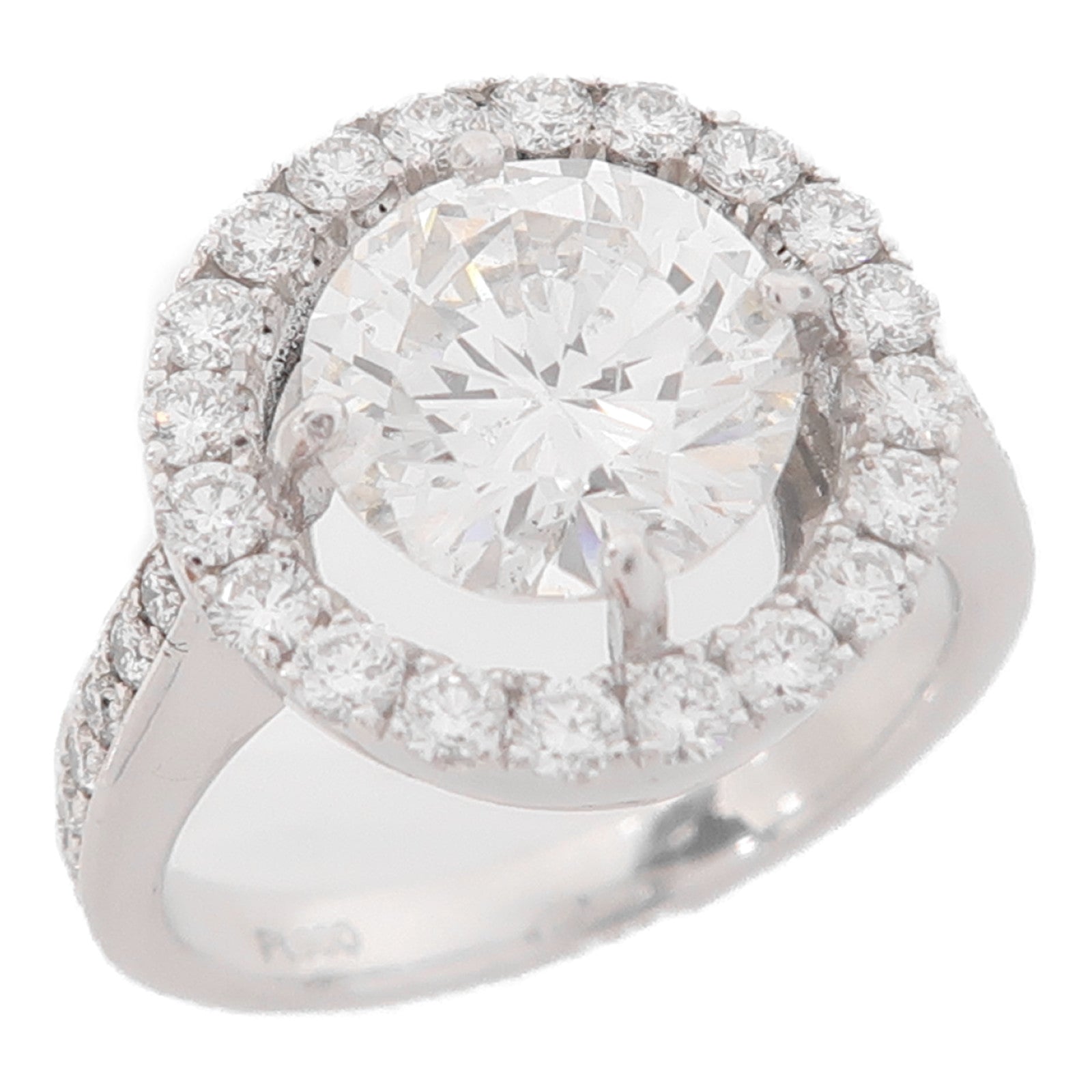 JEWELRY (PRICE DOWN) Diamond Ring 18K White Gold US#5.75