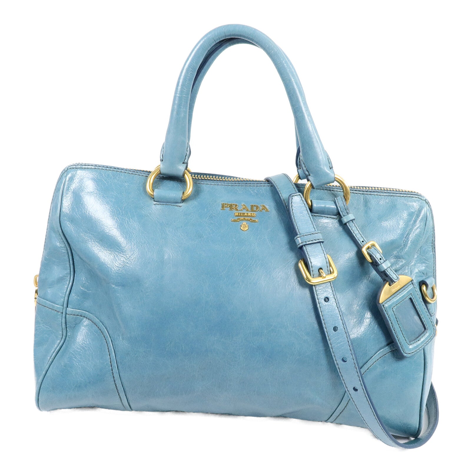 PRADA 牛皮皮革2 Way Shoulder Bag手挽肩背兩用袋