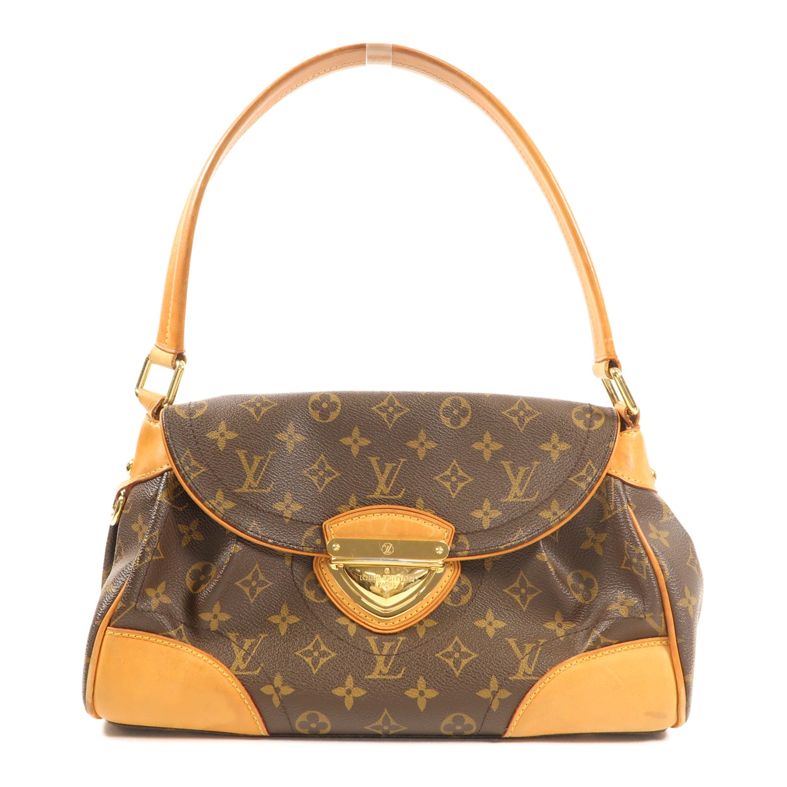 LOUIS VUITTON 【激減優惠】Monogram Beverly MM金扣肩背袋
