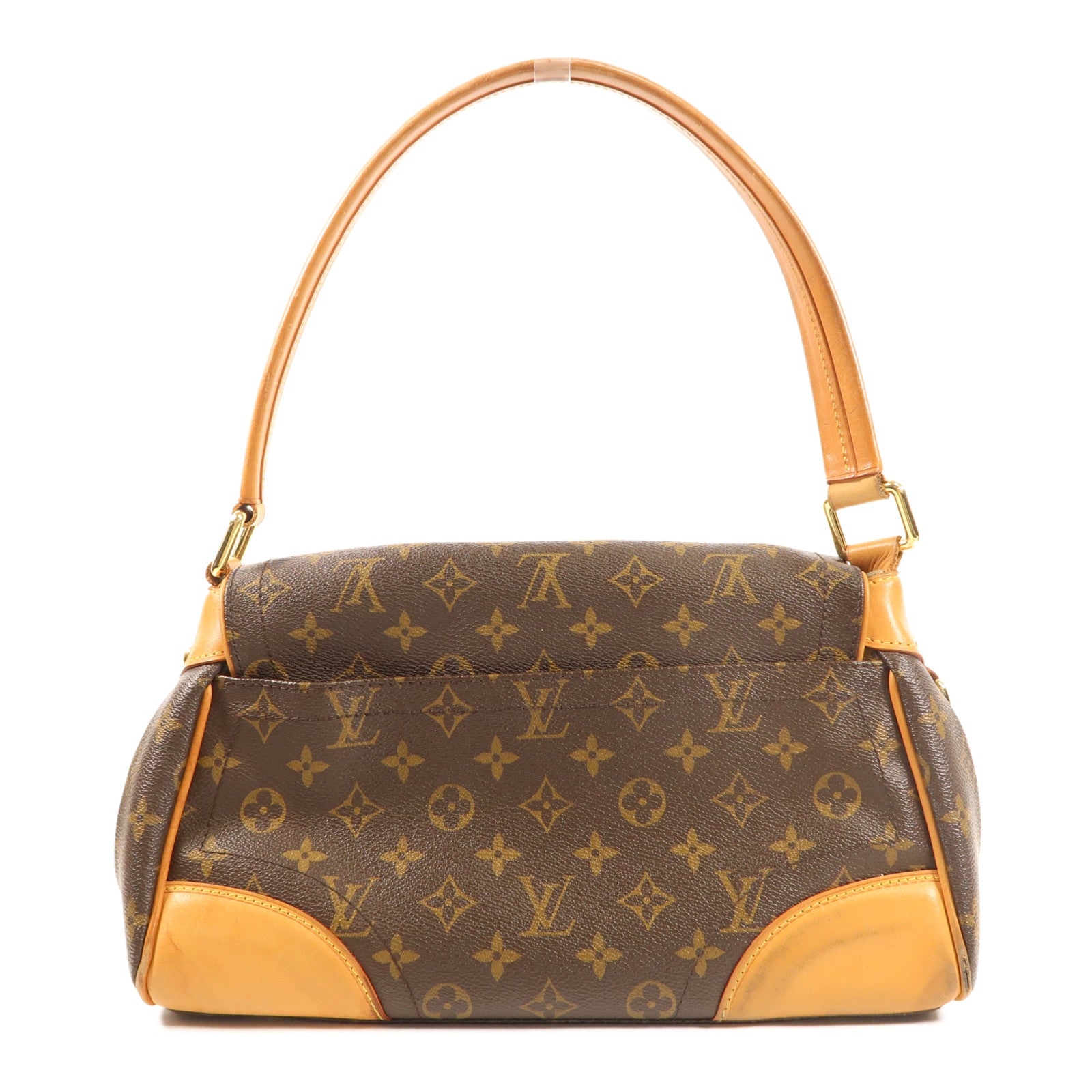 LOUIS VUITTON Monogram Beverly MM金扣肩背袋