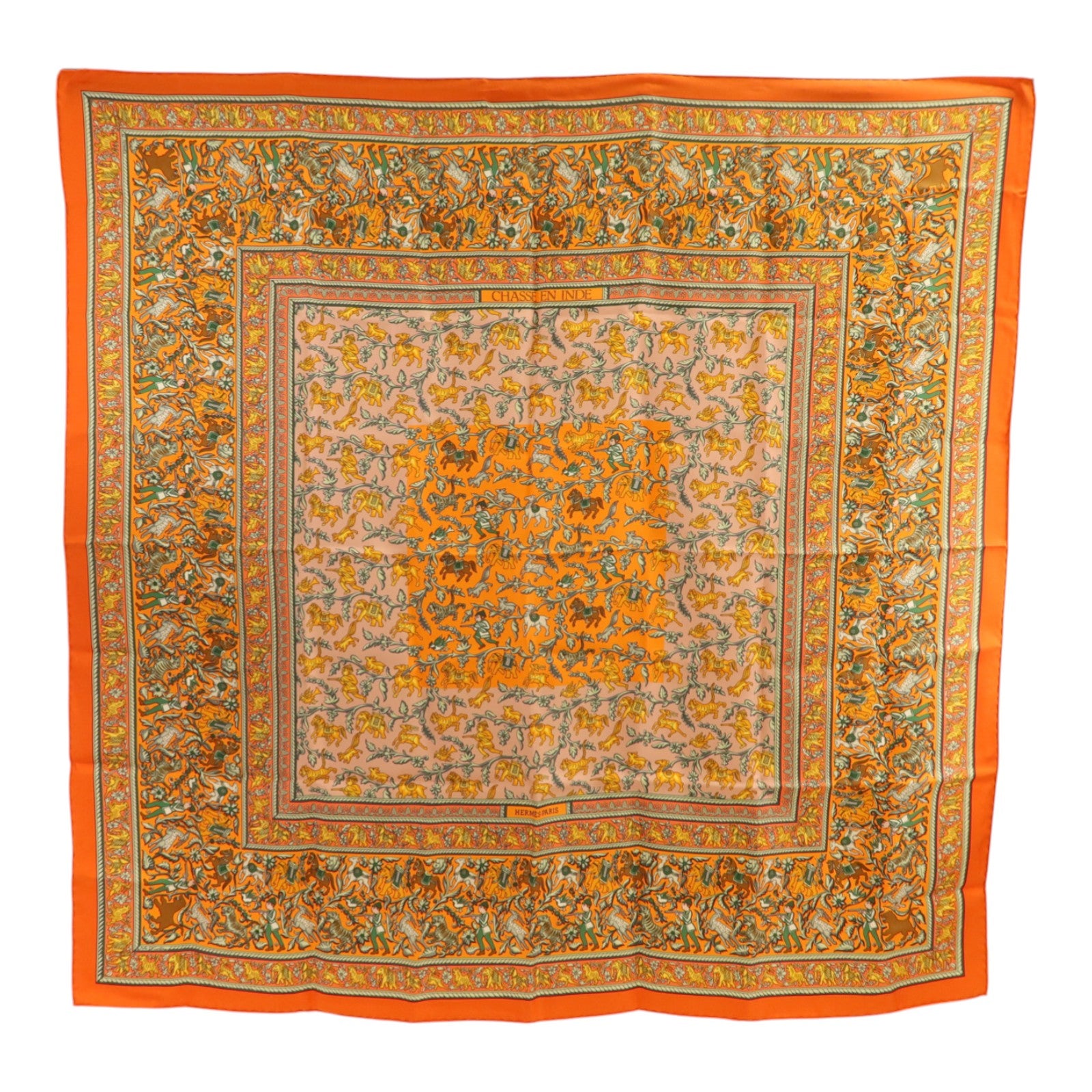 HERMES 絲質Scarf 90x90Scarf絲巾