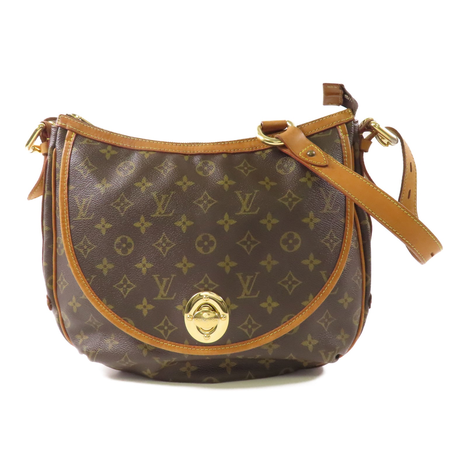 LOUIS VUITTON LV GHW Tulum GM Shoulder Bag M40075 Monogram Brown