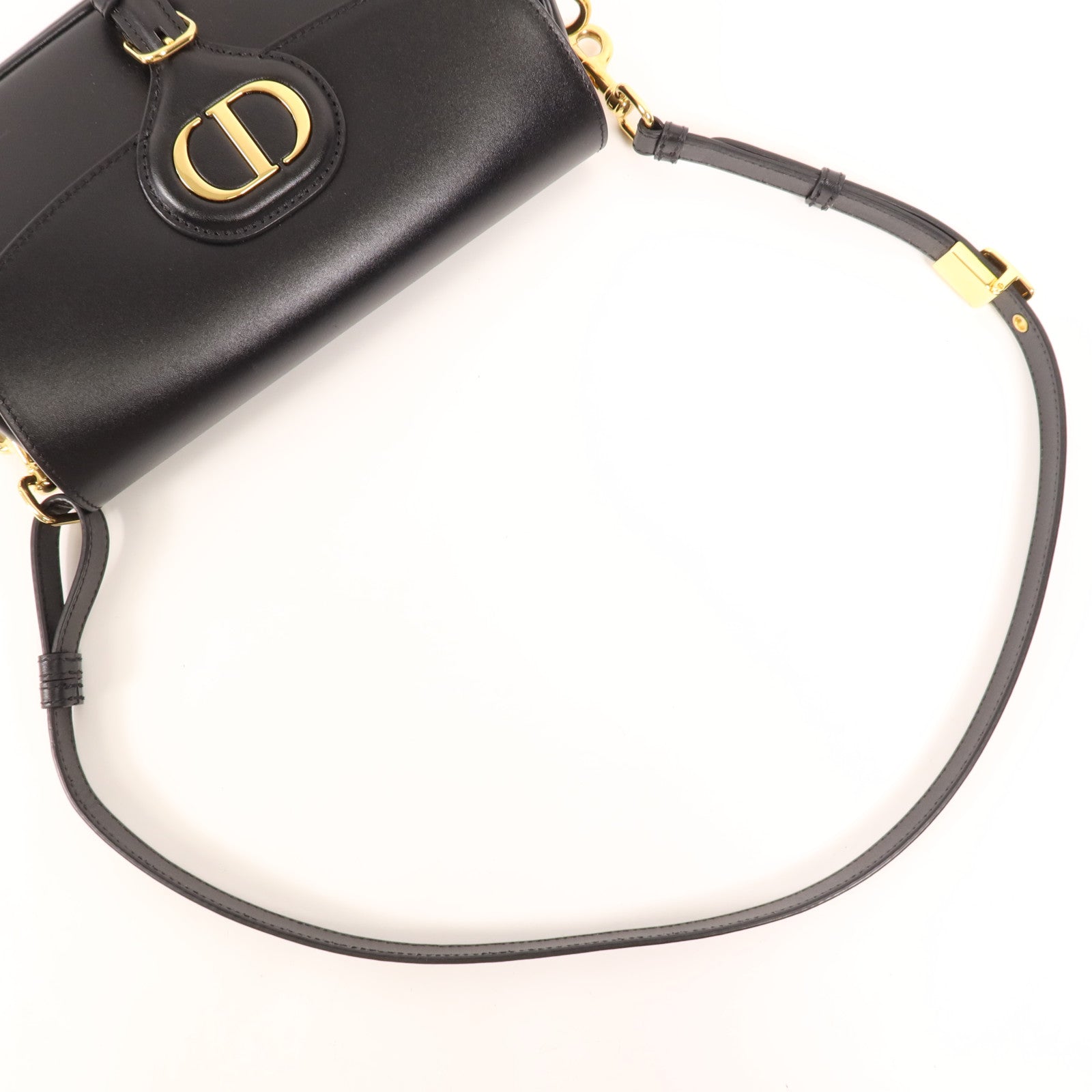 Dior 牛皮皮革Bobby East West金扣肩背袋