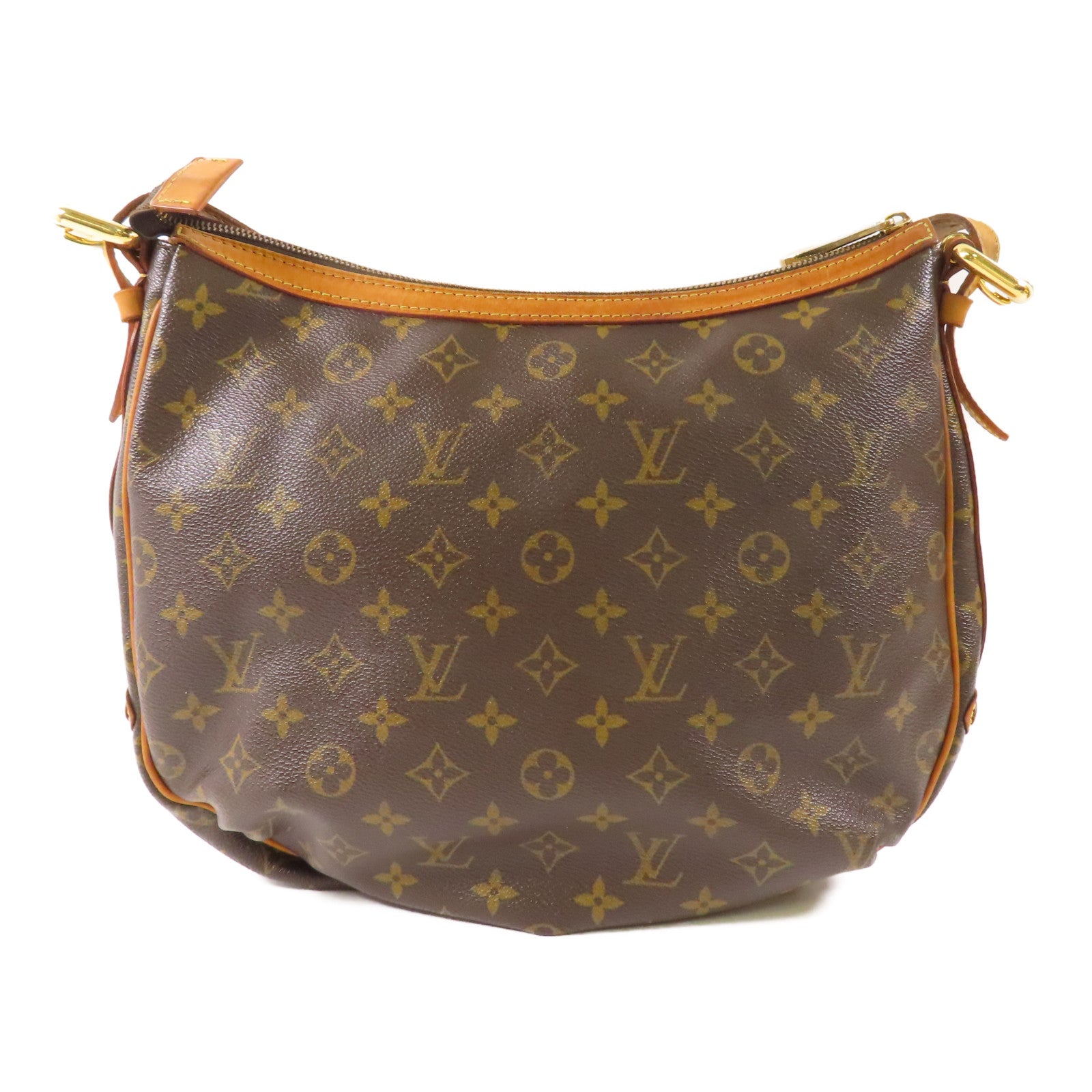 LOUIS VUITTON LV GHW Tulum GM Shoulder Bag M40075 Monogram Brown