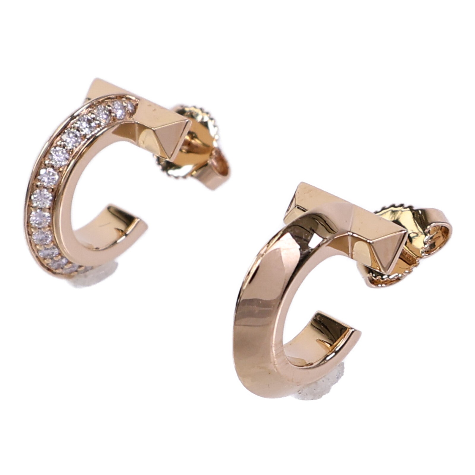 TIFFANY&CO 18K玫瑰金T1 Earrings鑽石耳環