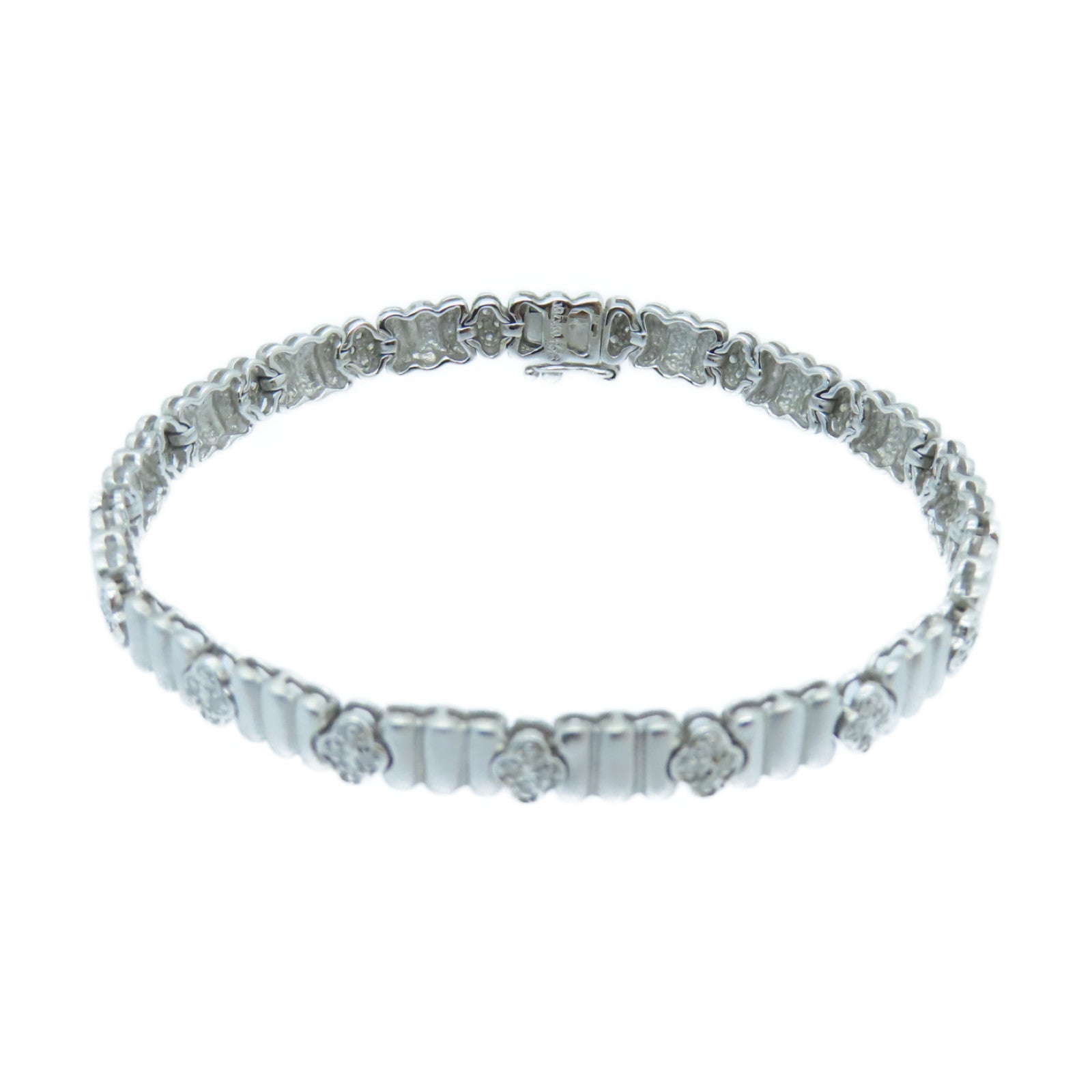 JEWELRY 18K白金Diamond Bracelet 钻石手链