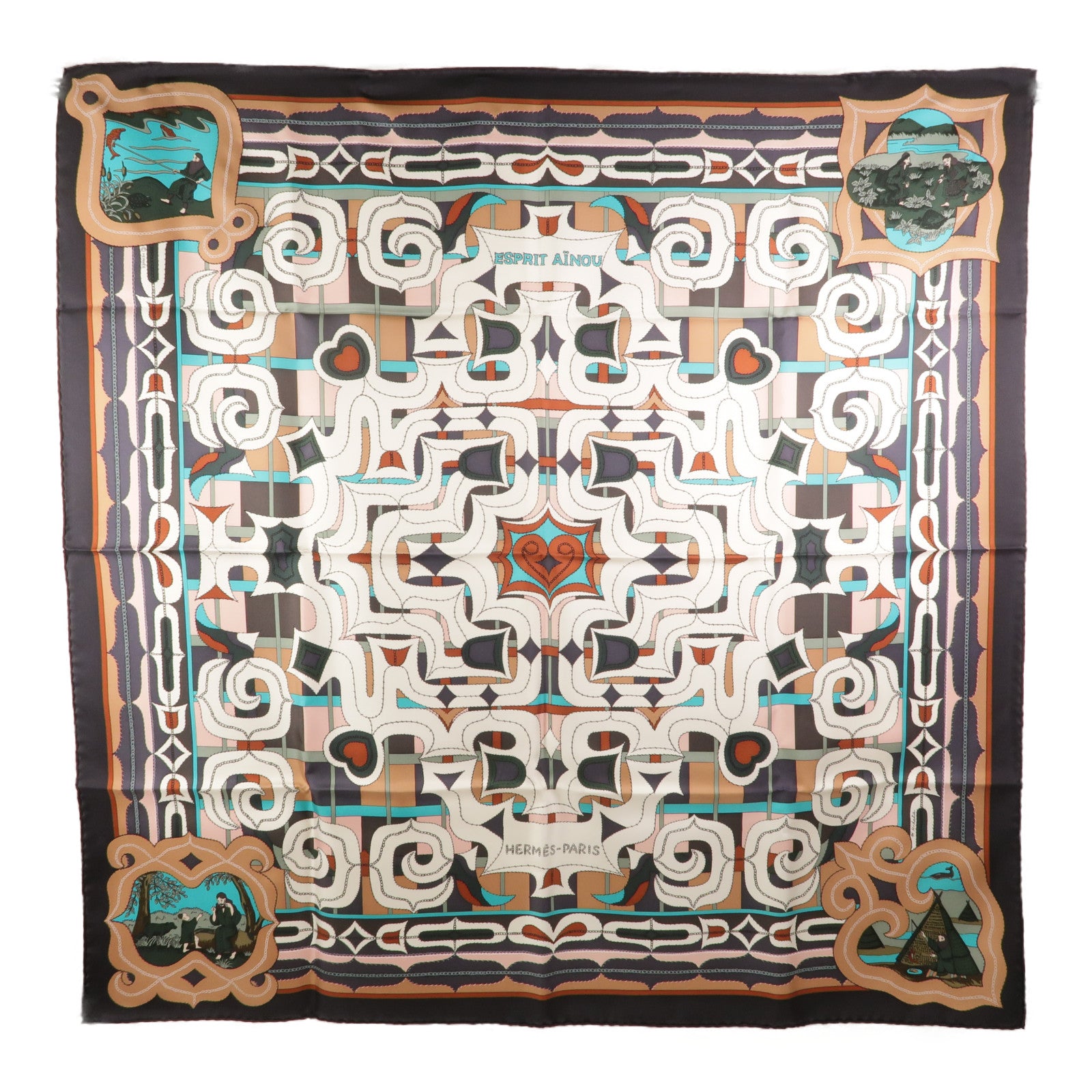 HERMES 【激減優惠】絲質Scarf 90x90絲巾