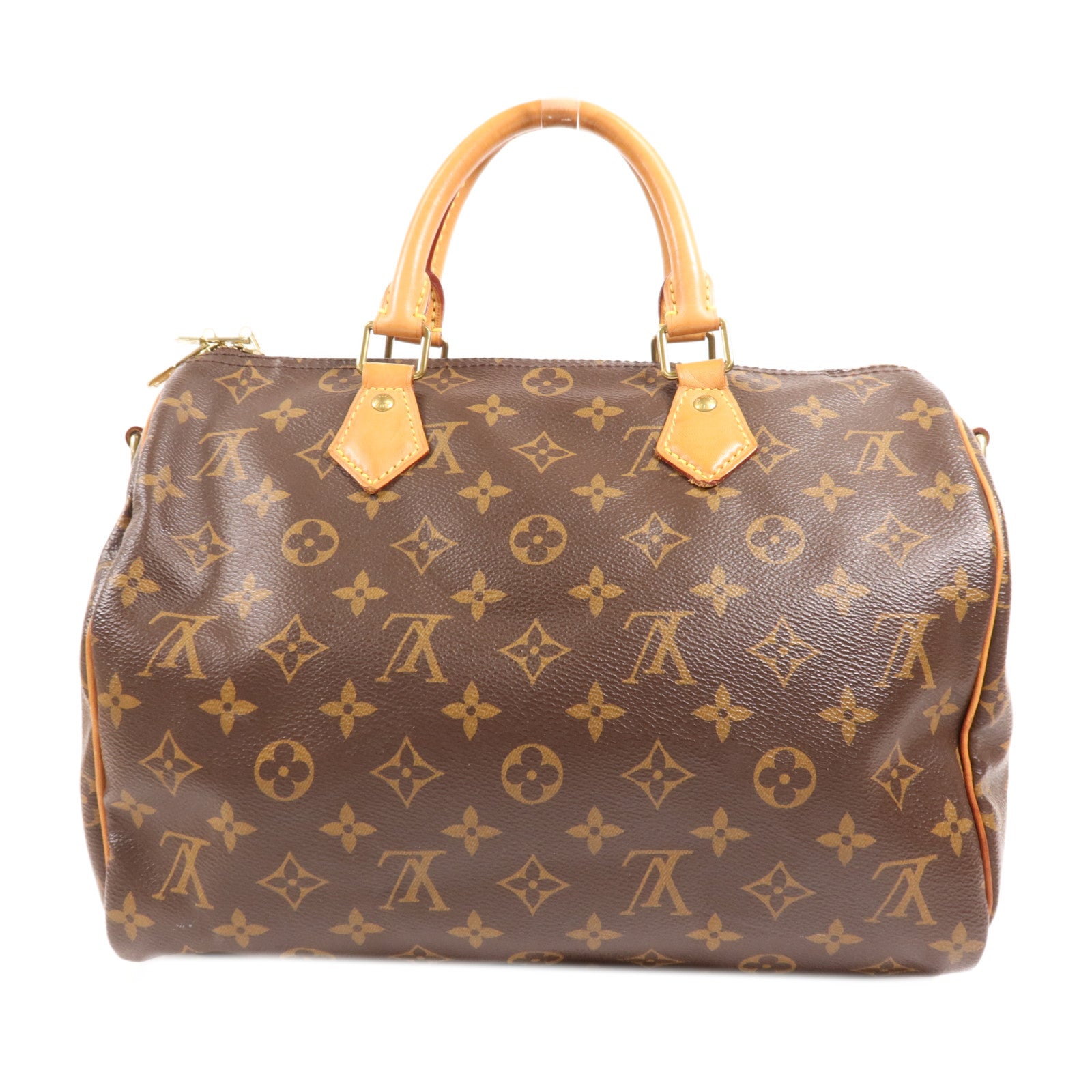 LOUIS VUITTON Monogram Speedy Bandouliere 30金扣手挽肩背兩用袋