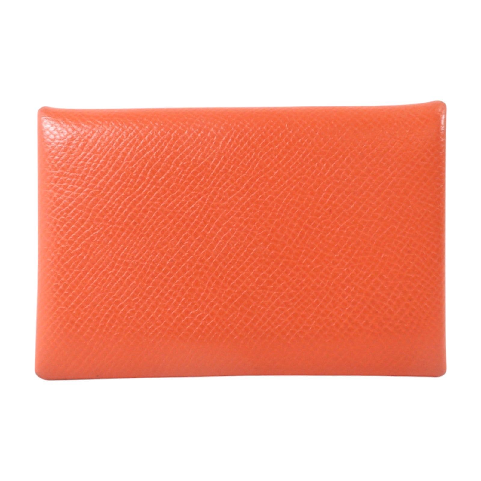 HERMES Epsom皮革Calvi Card Case銀扣卡片套Rose Jaipur