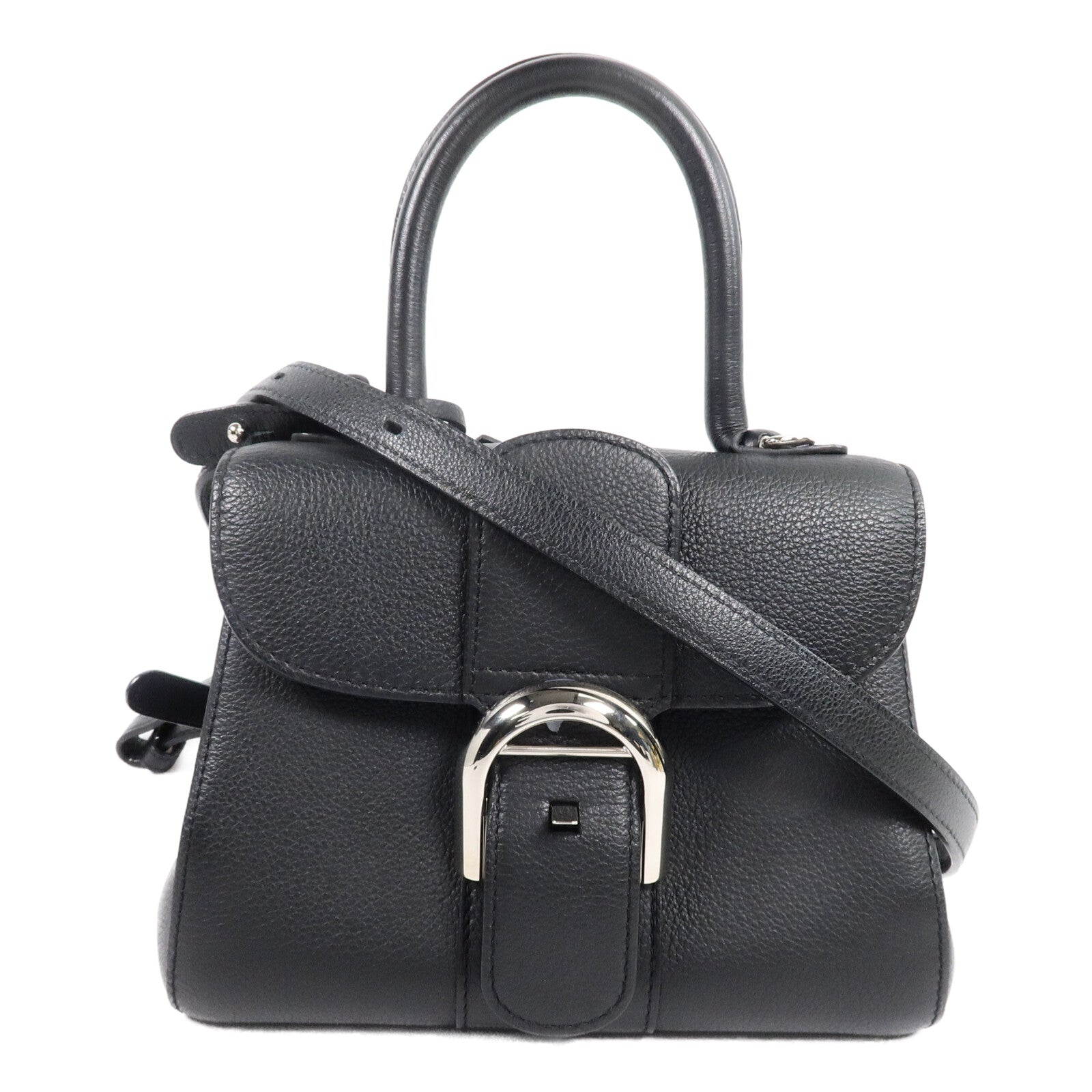 Delvaux 牛皮皮革Brillant Mini手挽肩背兩用袋