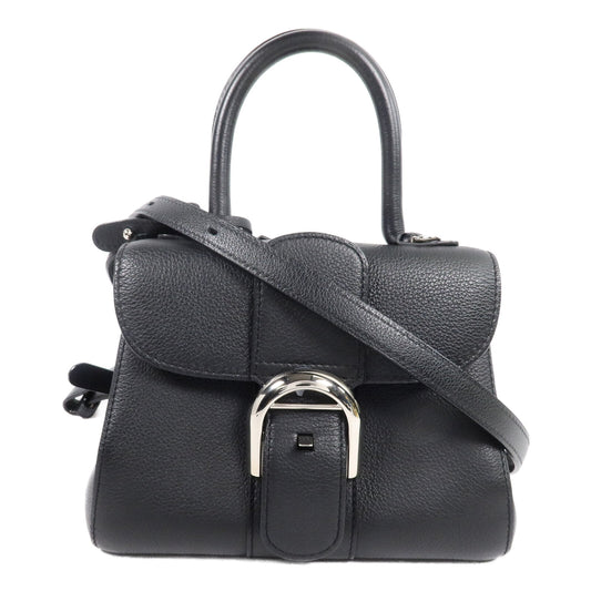 Delvaux 牛皮皮革Brillant Mini手挽肩背兩用袋