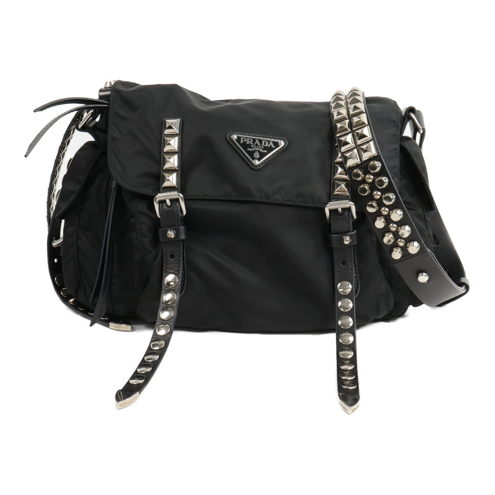 PRADA 尼龍Messenger Bag手挽肩背兩用袋