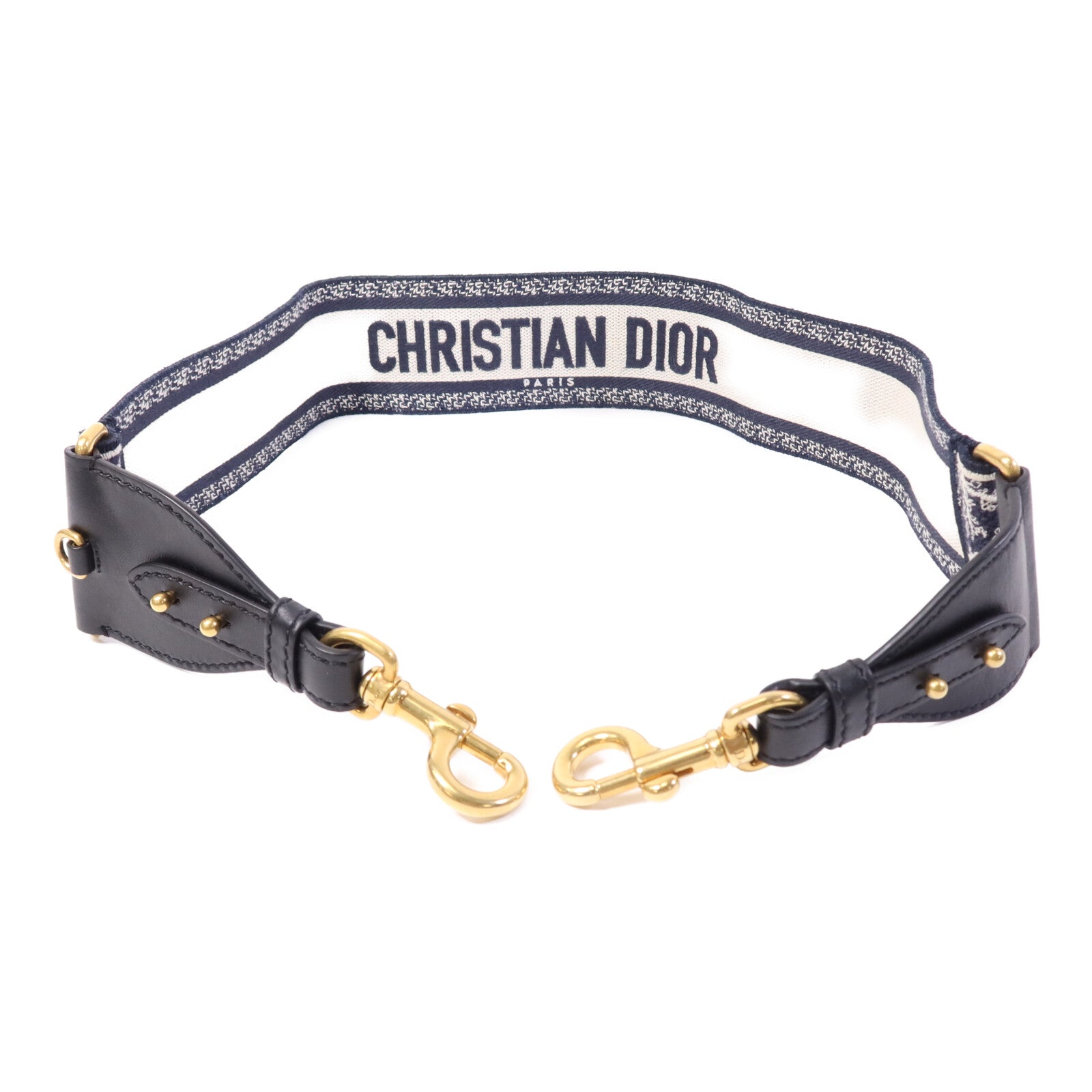 Dior 帆布Shoulder Strap金扣肩帶