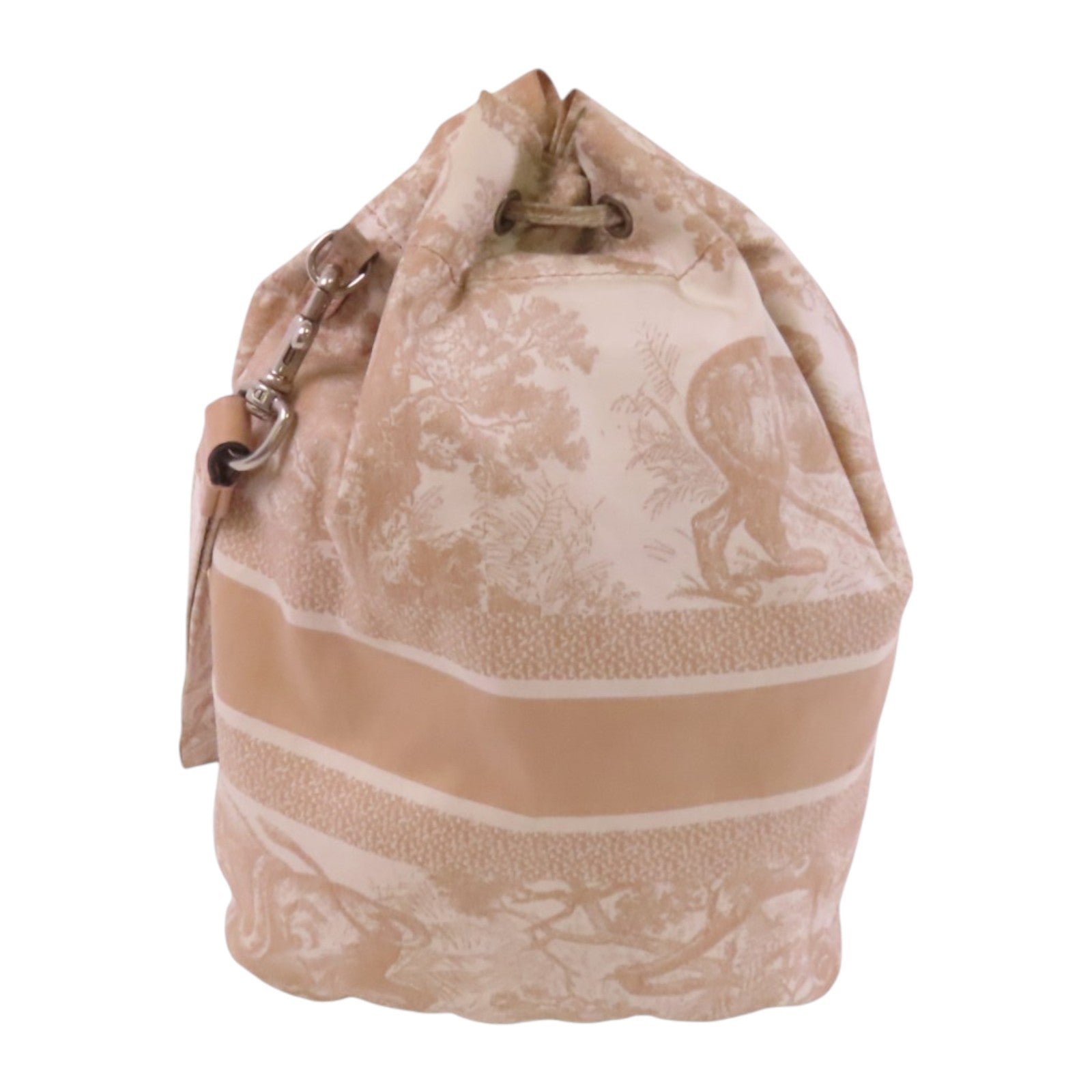 Dior 尼龍Travel Pouch銀扣手挽袋