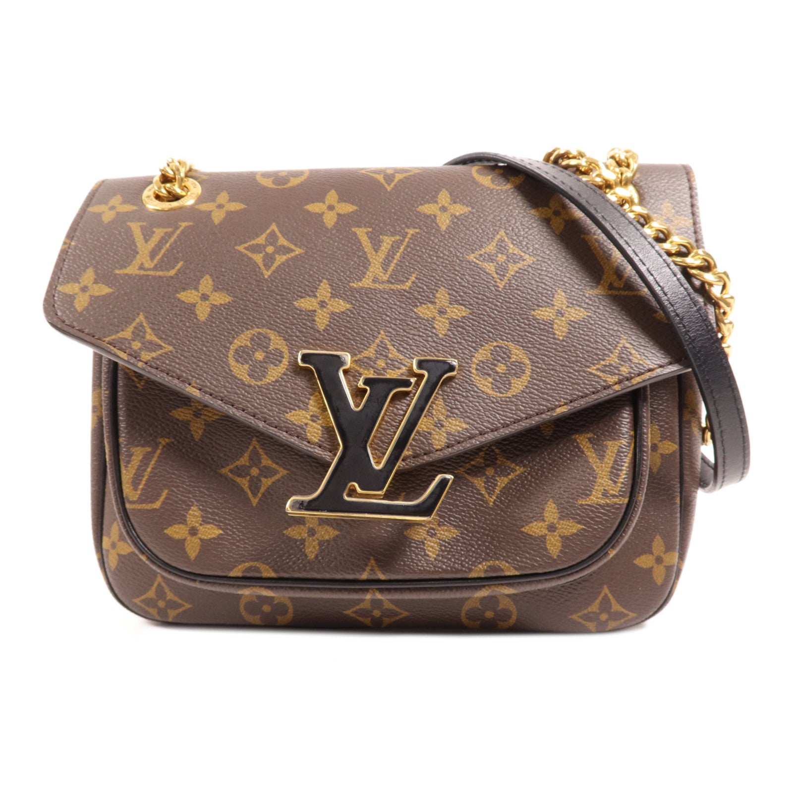 LOUIS VUITTON Monogram Passy金扣肩背袋