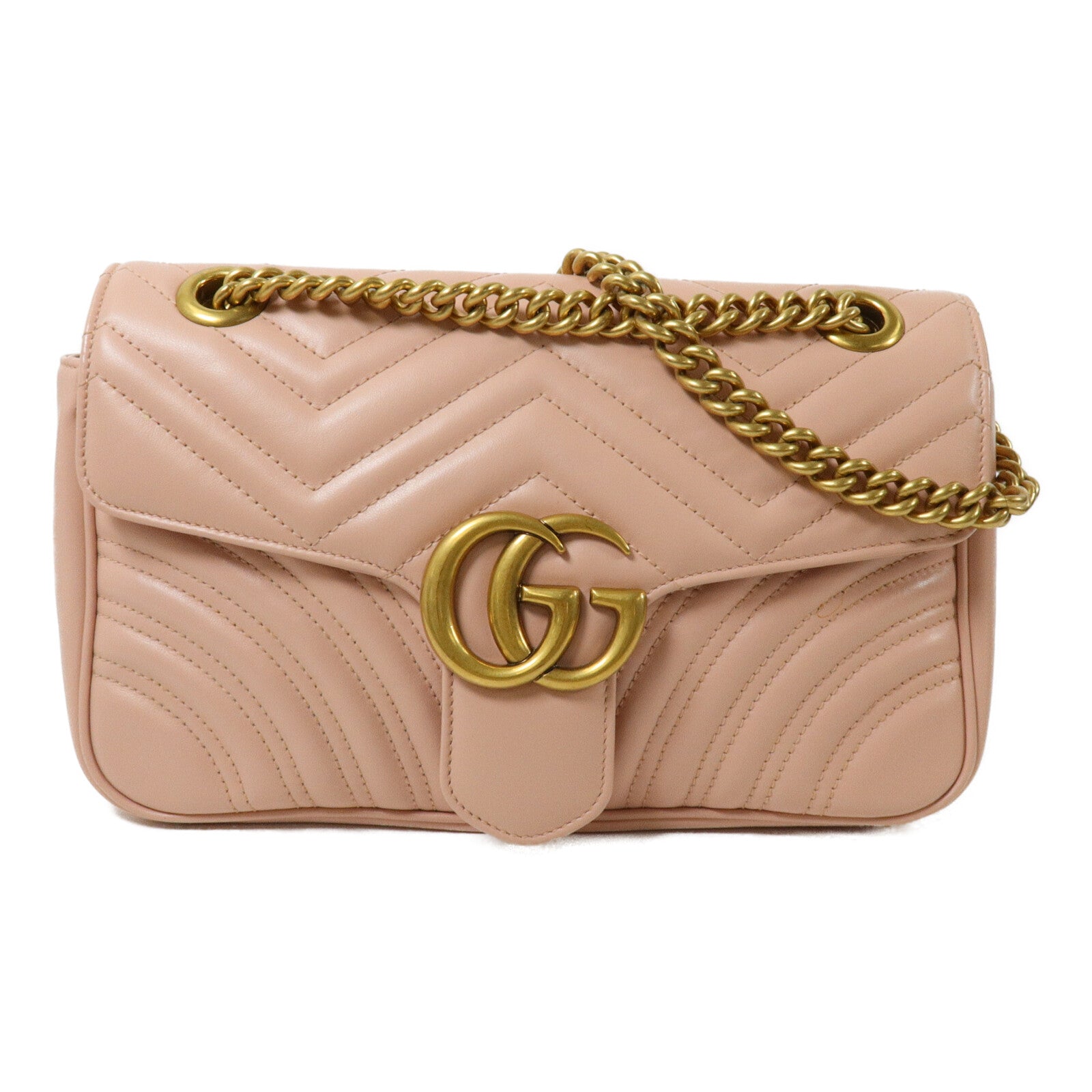 GUCCI GG Marmont Shoulder Bag鏈帶肩背袋