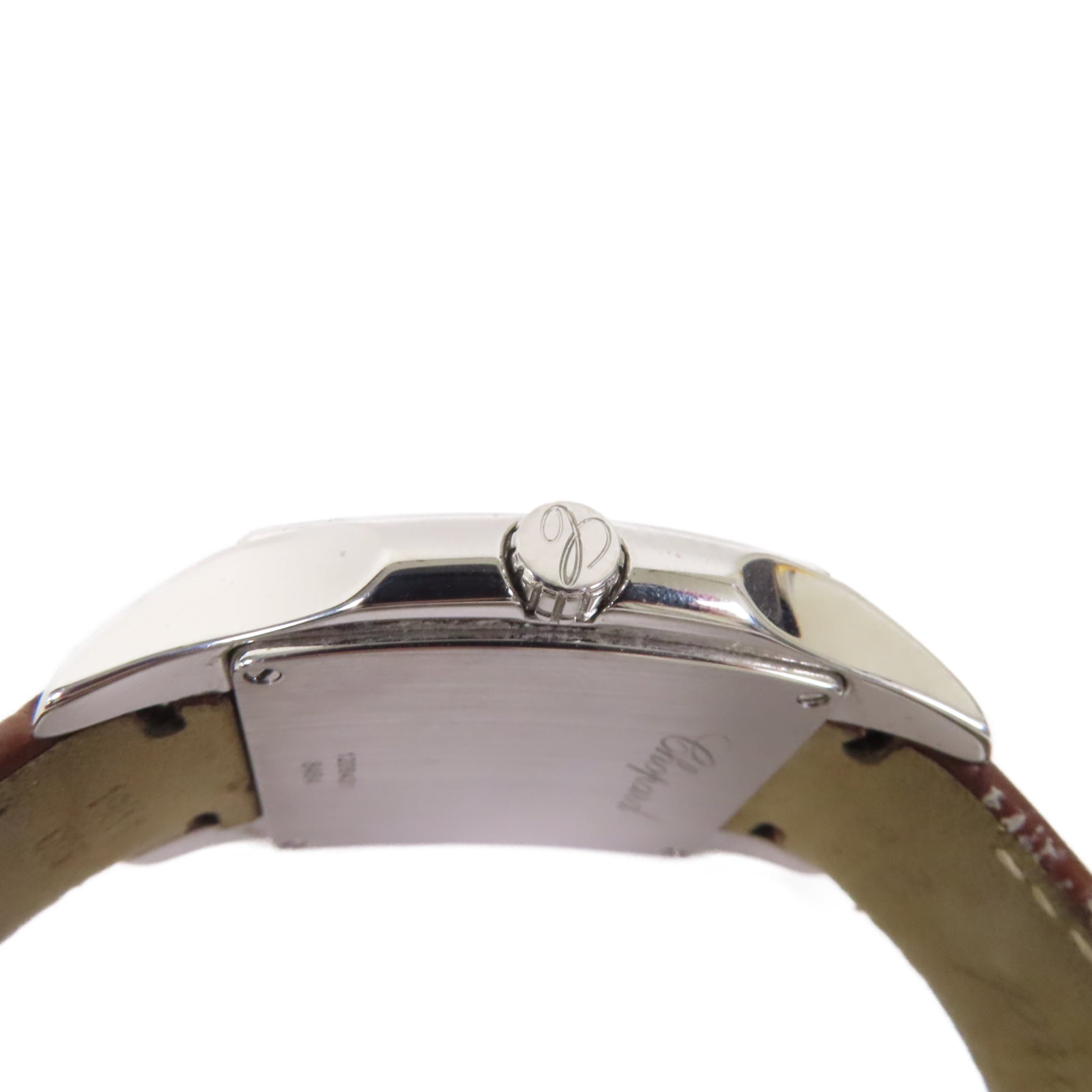 Chopard Two O Ten皮革/不鏽鋼手錶石英機芯啡色