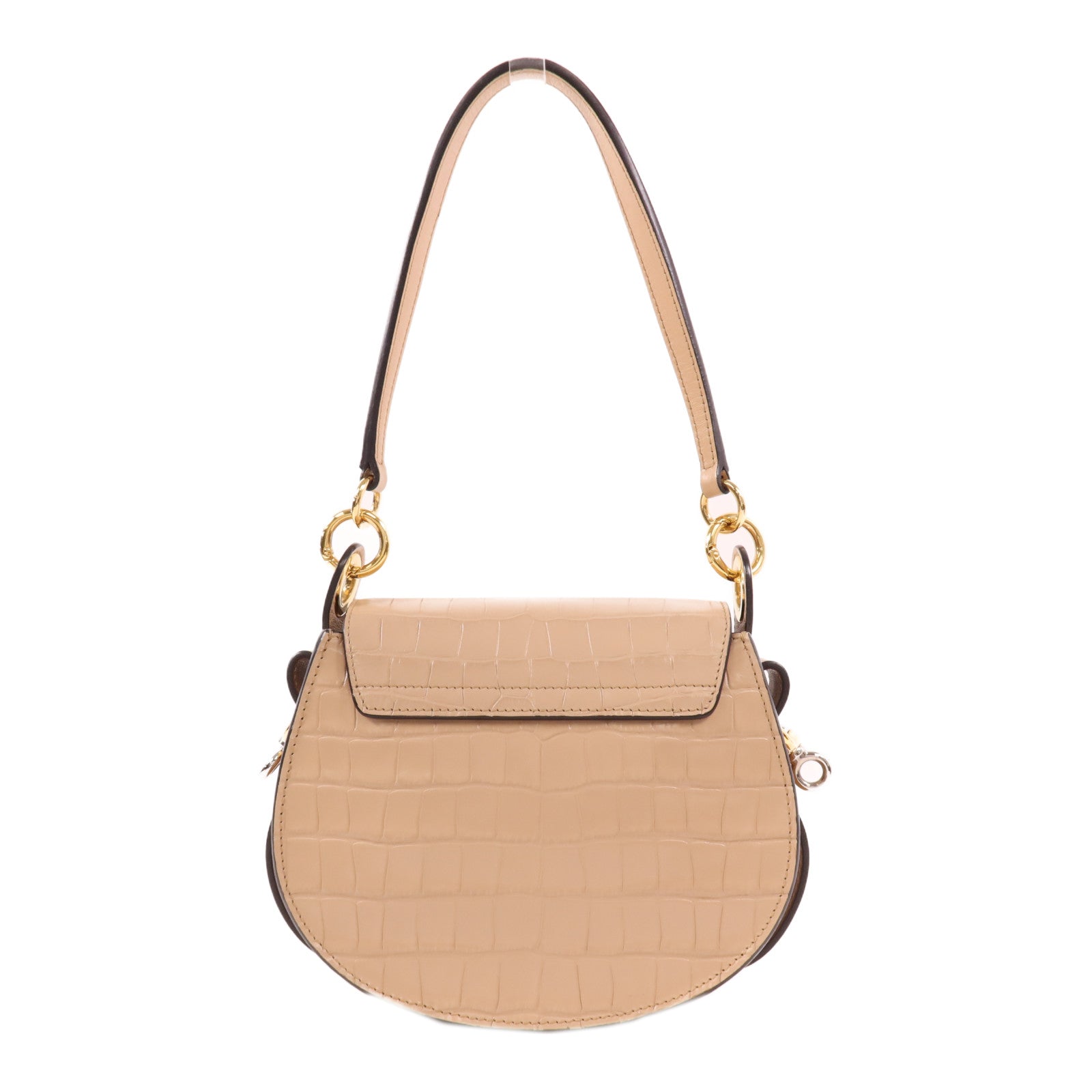 Chloe 牛皮皮革Small Tess Bag金扣手挽肩背兩用袋