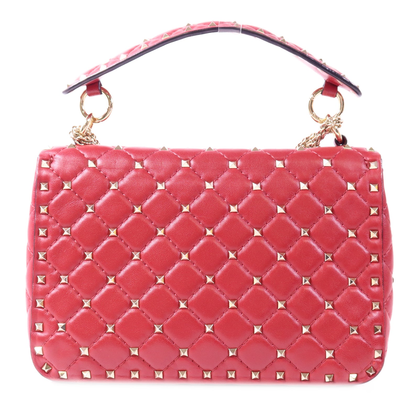 Valentino 牛皮皮革Garavani Rockstud金扣手挽肩背兩用袋