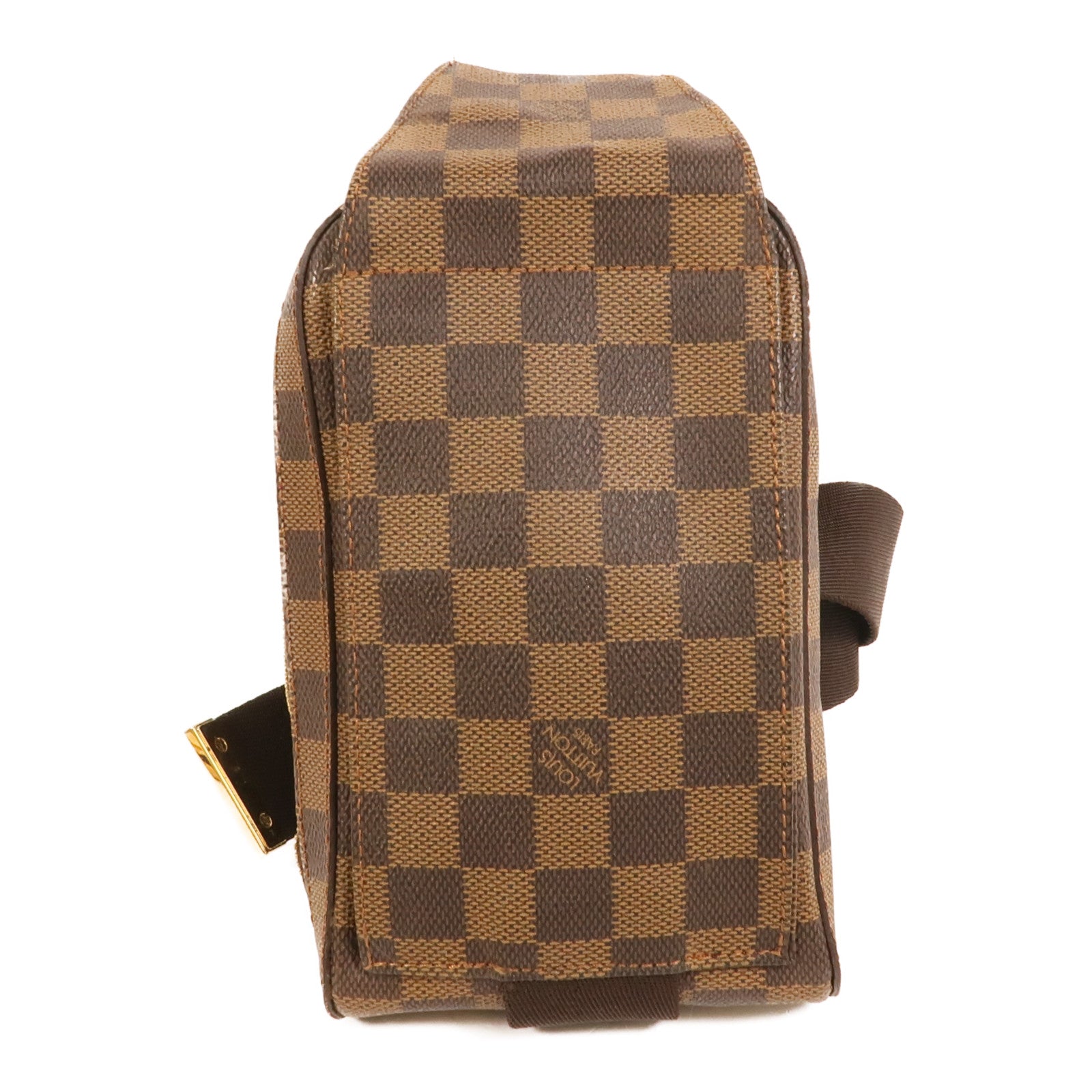 LOUIS VUITTON Damier Geronimos金扣腰包