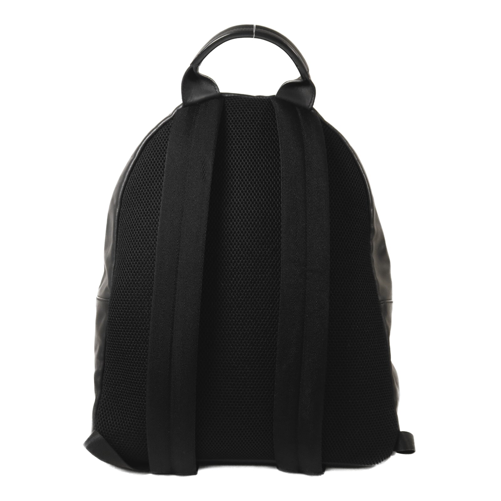 FENDI 牛皮皮革/蛇皮皮革Monster Backpack銀扣背包