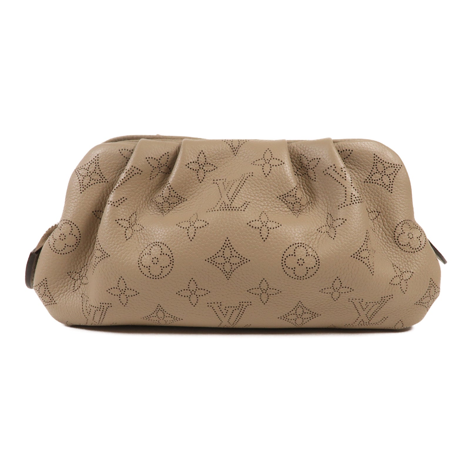 LOUIS VUITTON Mahina Scala Mini Pouch銀扣肩背袋