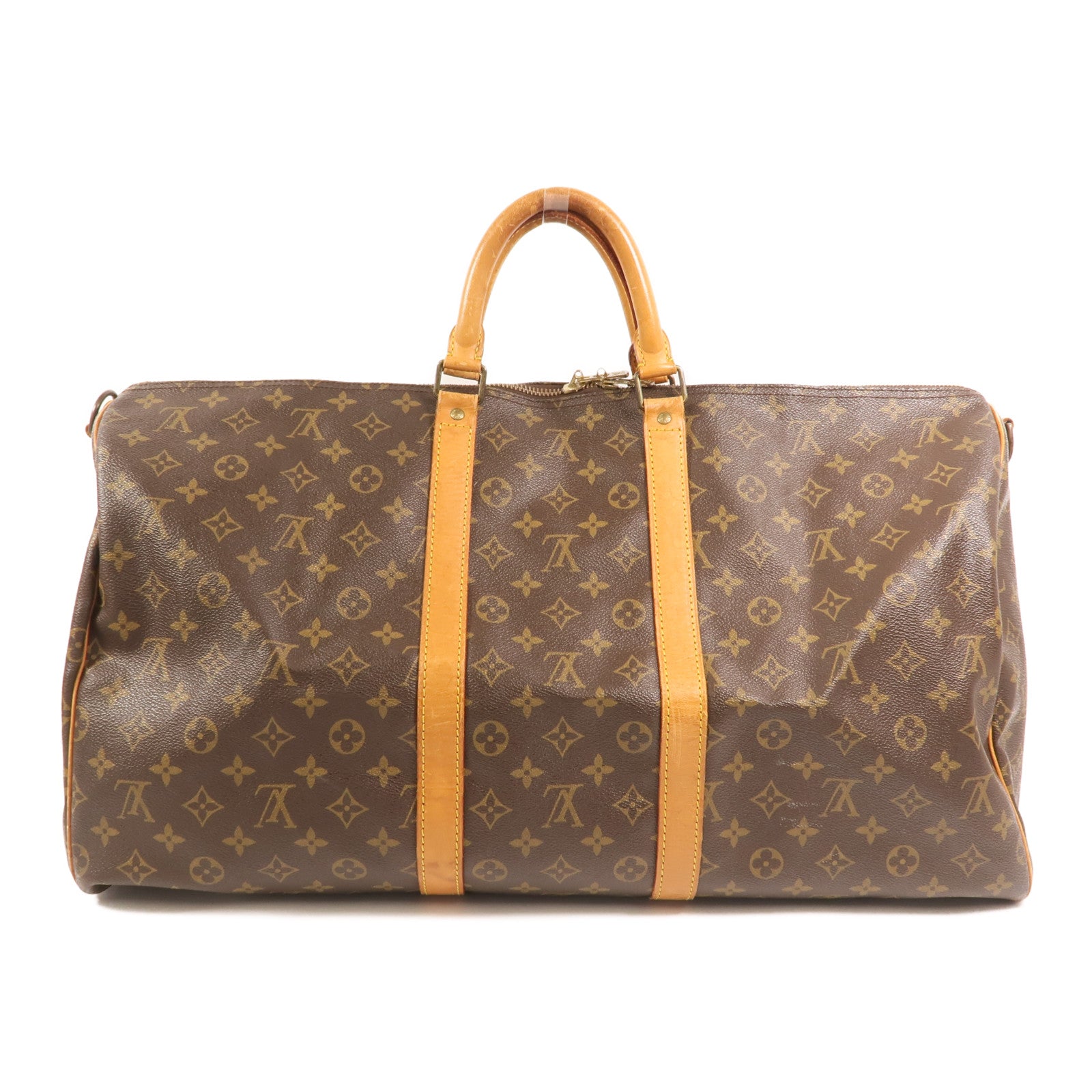 LOUIS VUITTON Monogram Keepall 55手挽肩背兩用袋