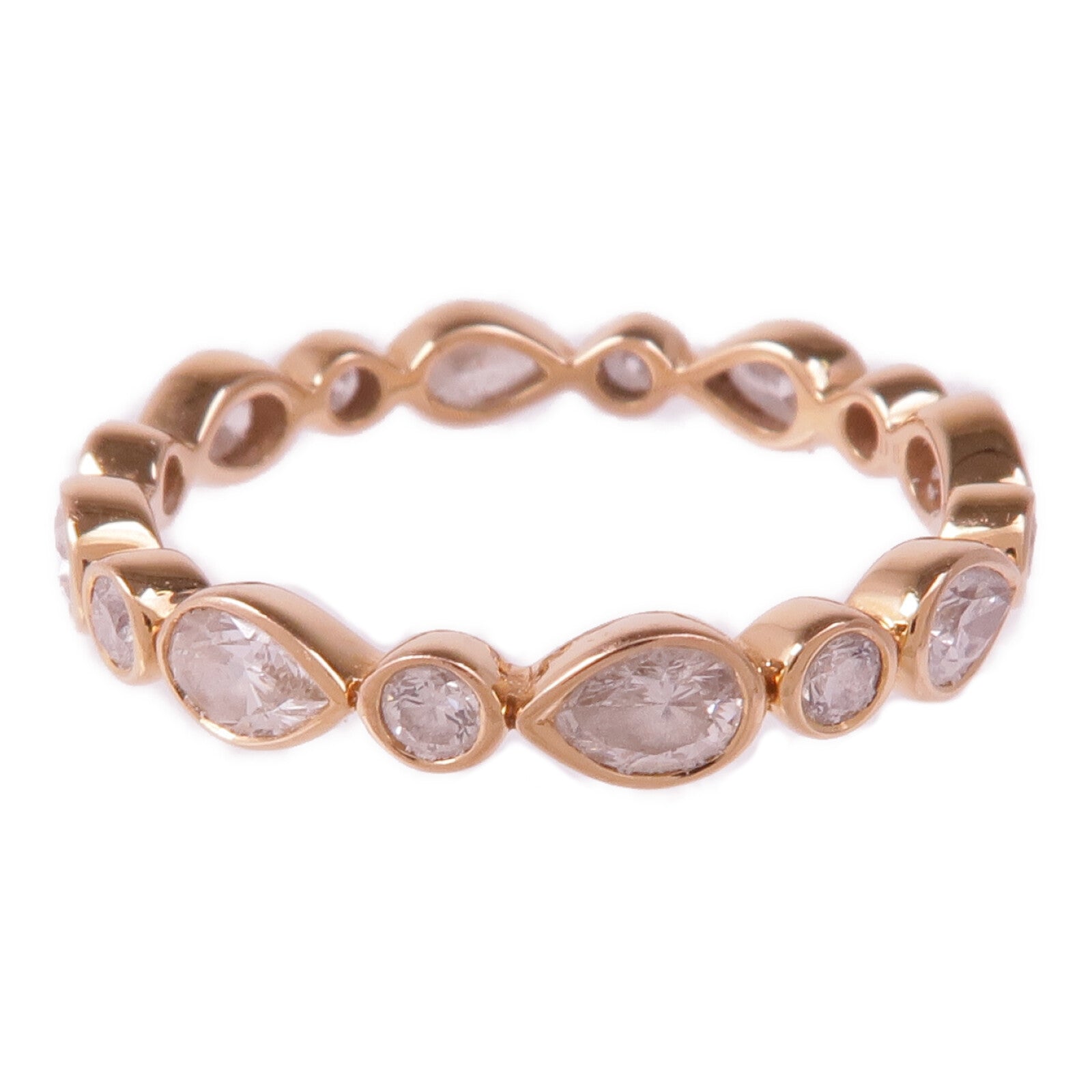 JEWELRY 18K玫瑰金Diamond Ring鑽石戒指US#5.25