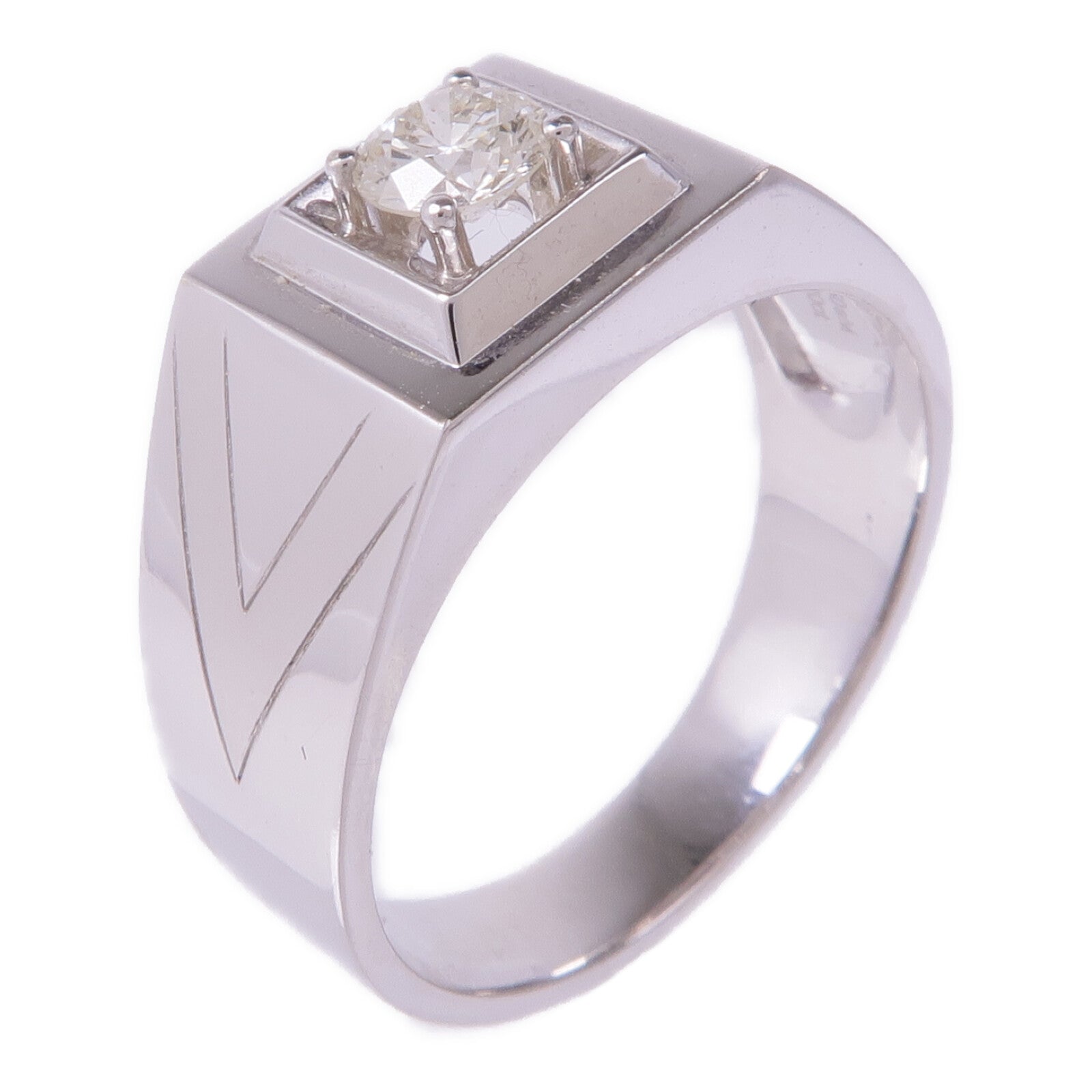 JEWELRY 18K白金Diamond Ring鑽石戒指US#8