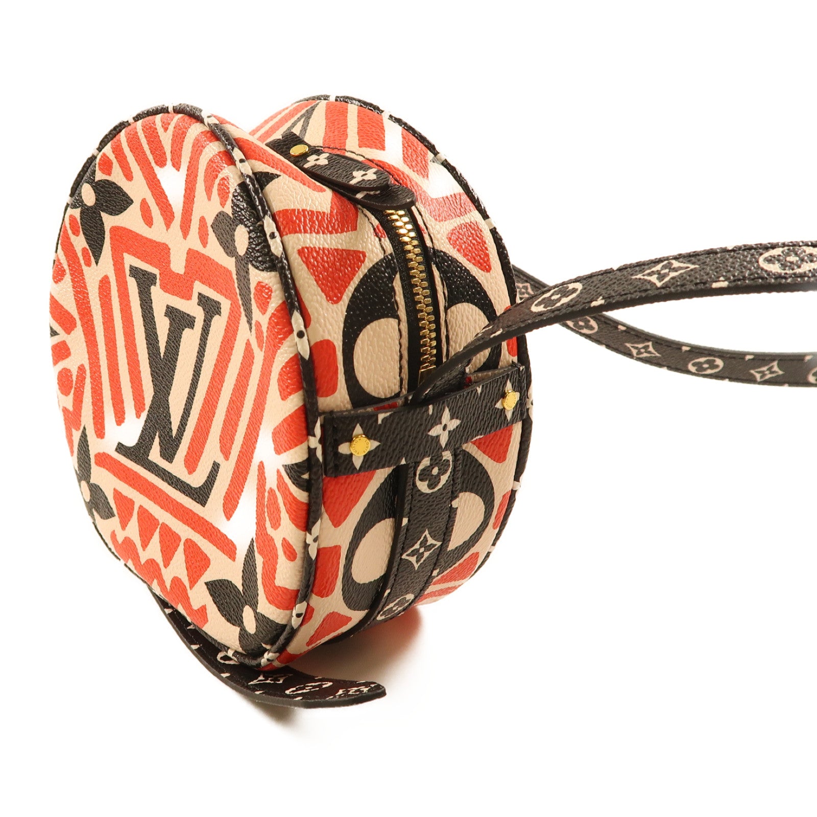 LOUIS VUITTON 【激減優惠】Crafty Boite Chapeau金扣肩背袋紅色/黑色/白色