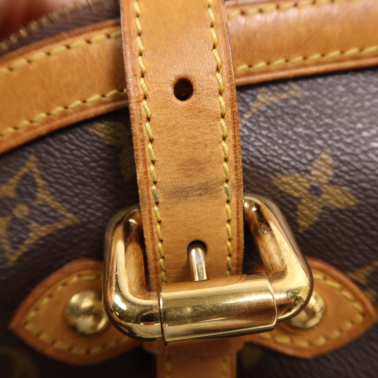 LOUIS VUITTON Monogram Tivoli GM金扣肩背袋