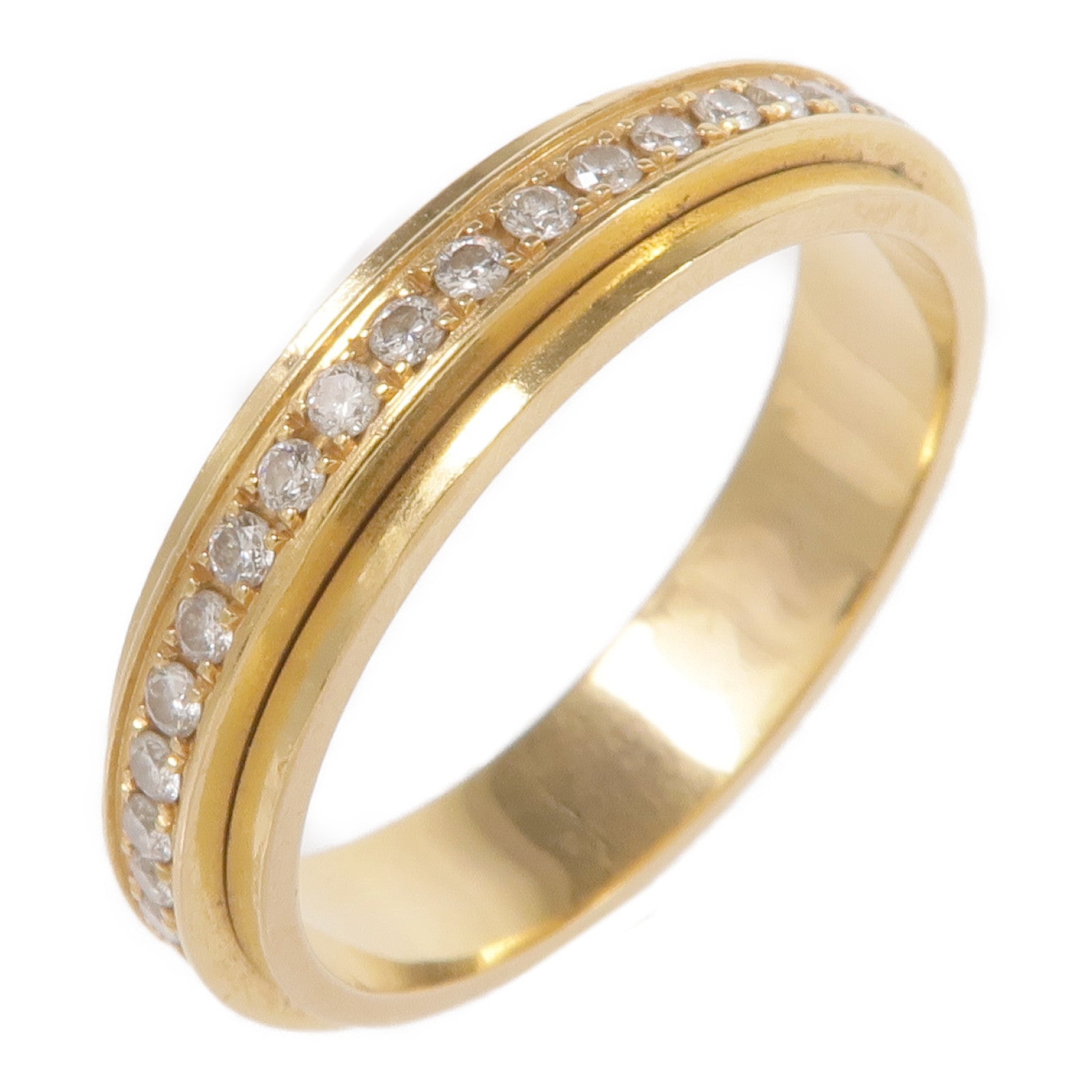 PIAGET 18K黃金Possession鑽石戒指PIAGET#61US#9.5