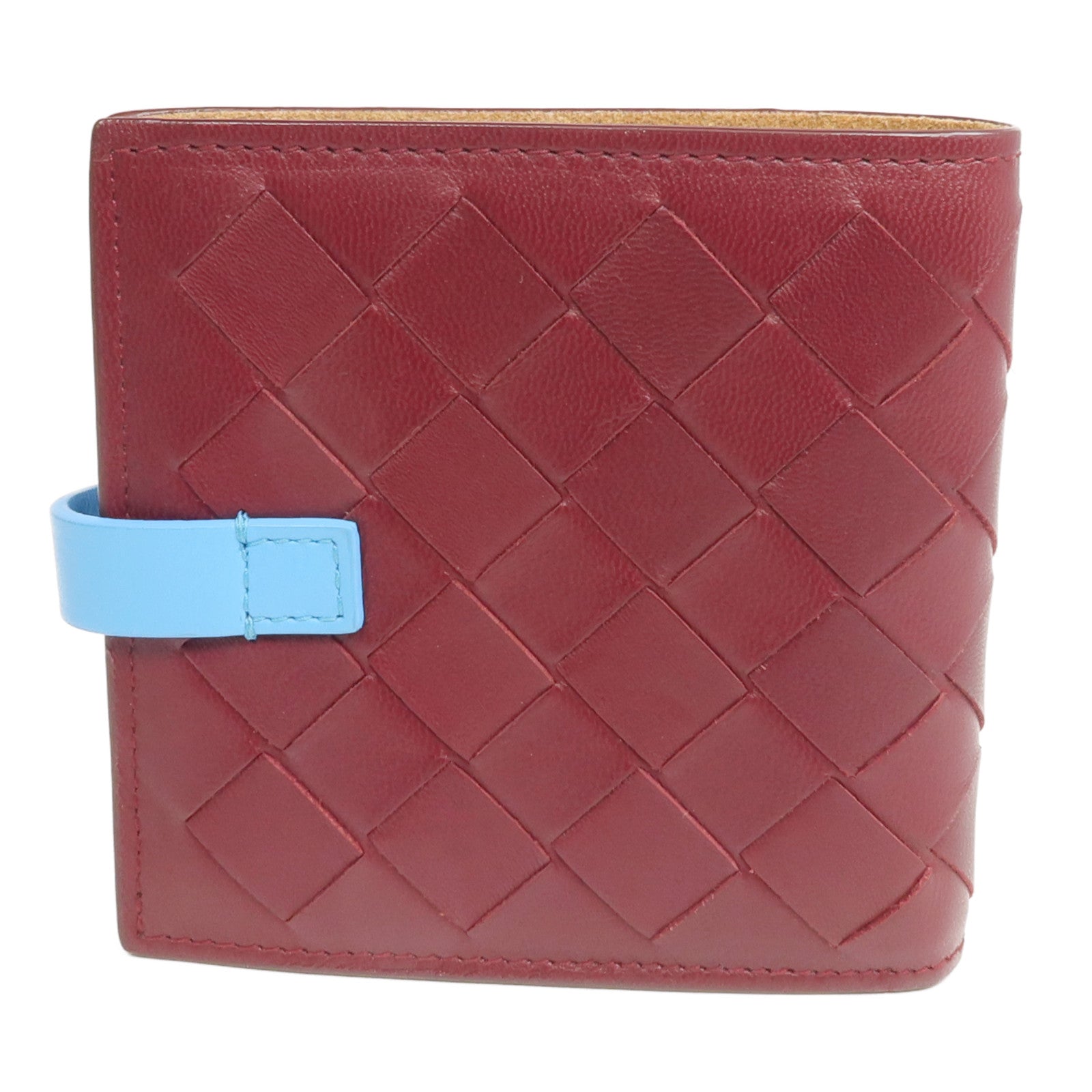 BOTTEGA VENETA 織紋皮革Wallet金扣錢包