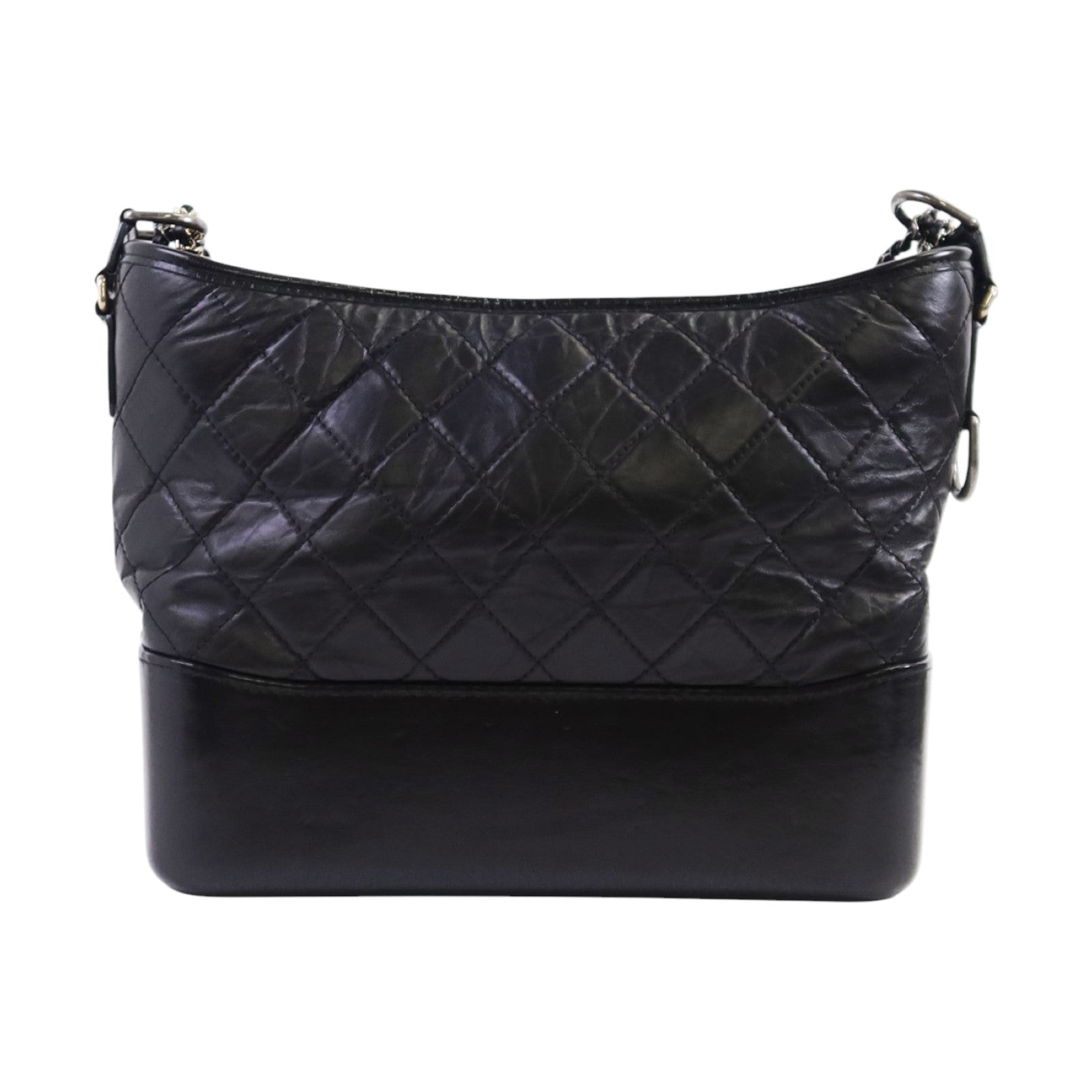 CHANEL 牛皮皮革Medium Gabrielle金扣鏈帶肩背袋