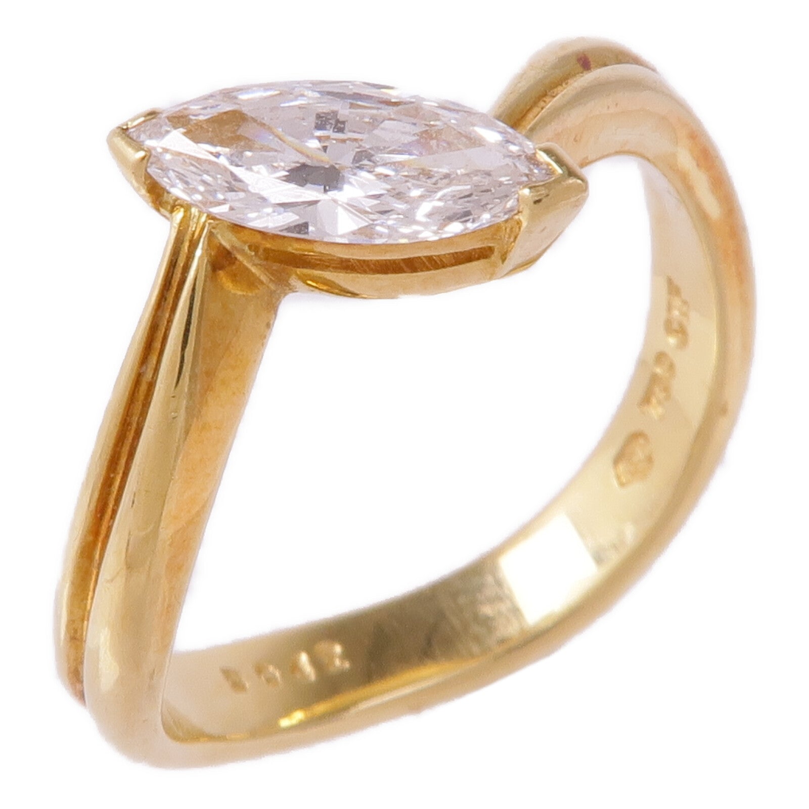 JEWELRY 18K黃金Diamond Ring鑽石戒指US#6.5