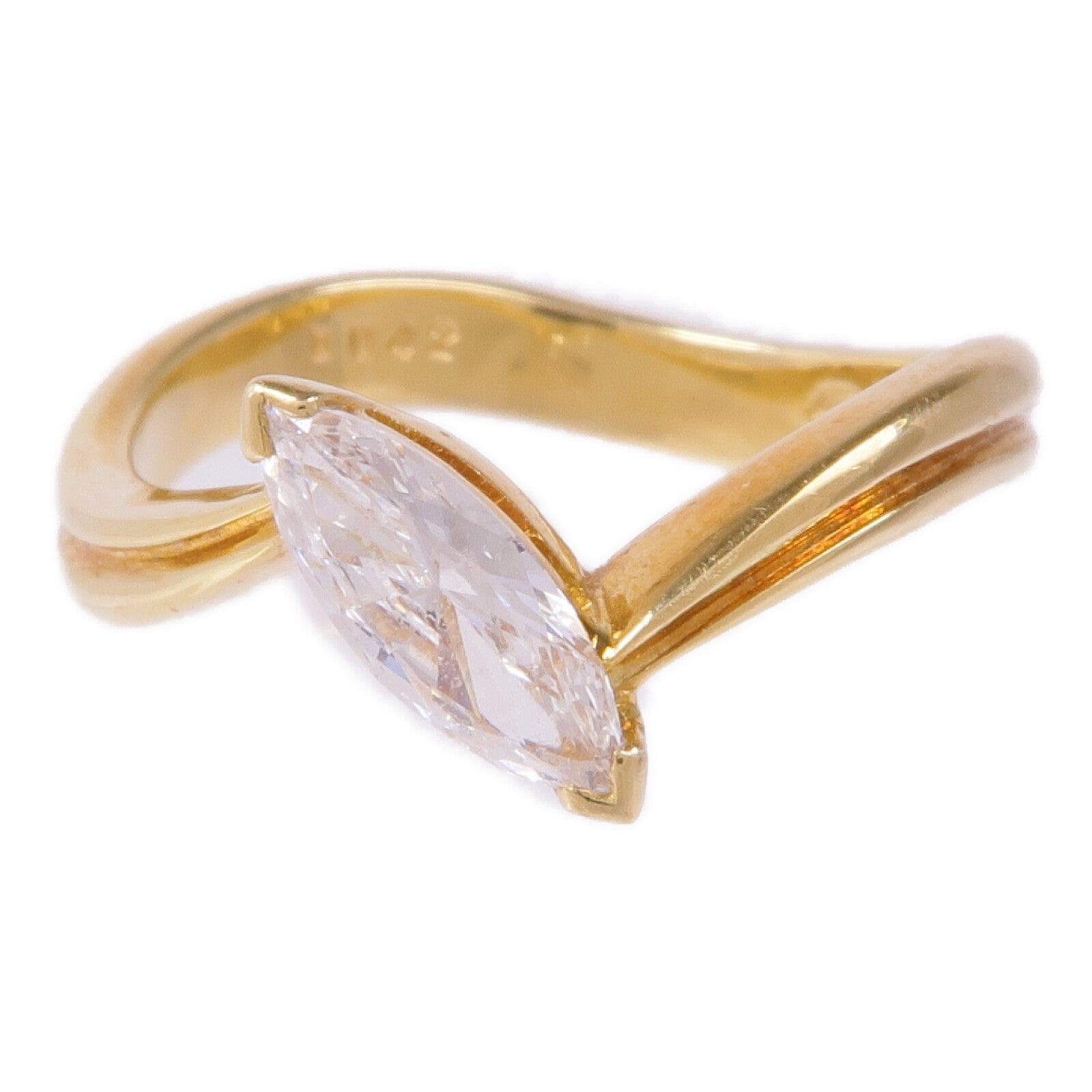 JEWELRY 18K黃金Diamond Ring鑽石戒指US#6.5