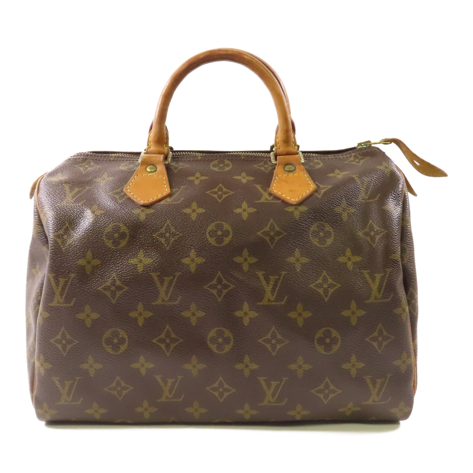 LOUIS VUITTON LV GHW Speedy 30 Handbag Boston Bag M41526 Monogram Brown