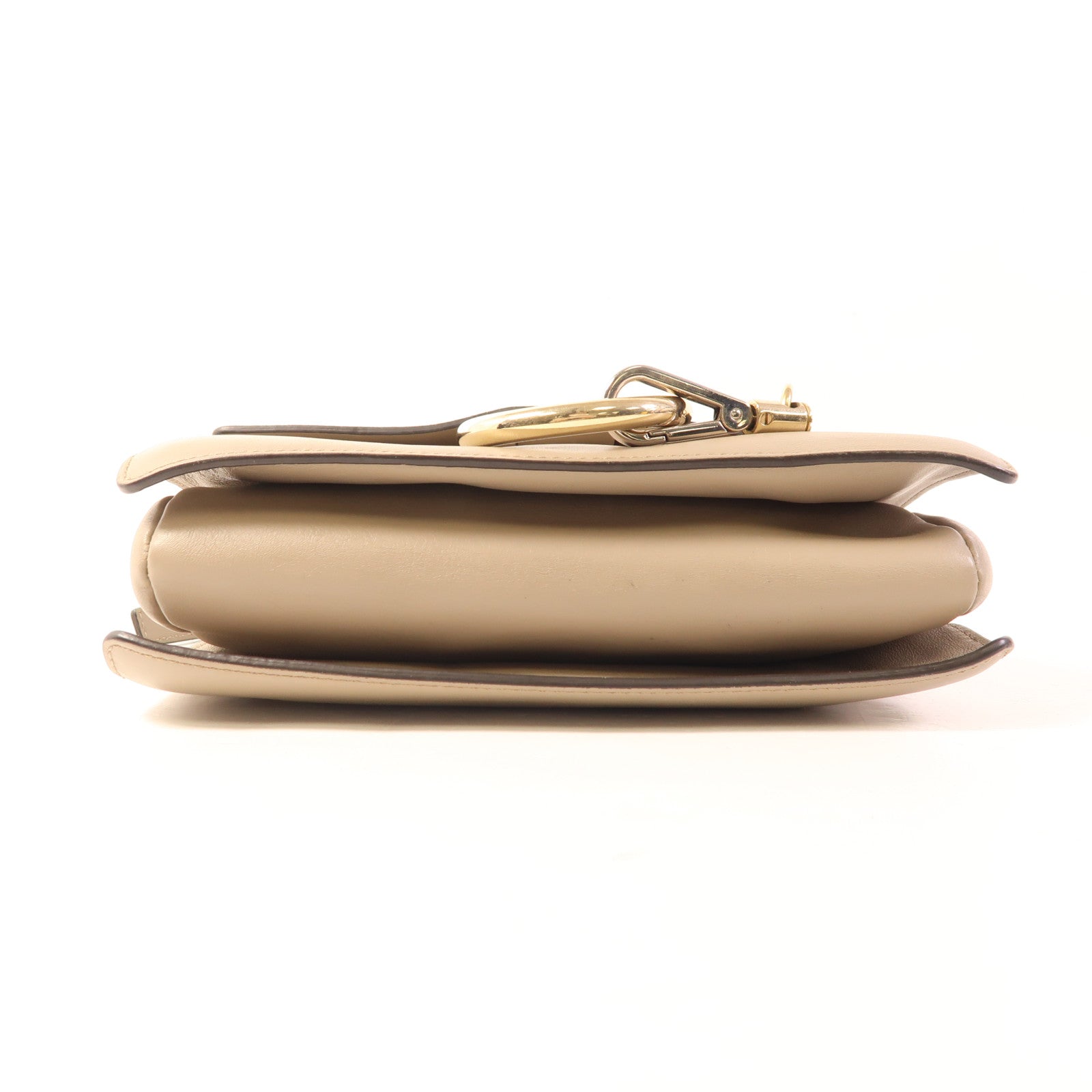 Chloe 牛皮皮革Shoulder Bag金扣肩背袋