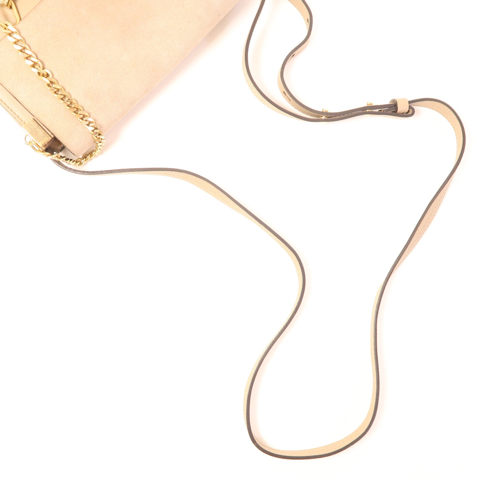 Chloe 牛皮皮革Shoulder Bag金扣肩背袋