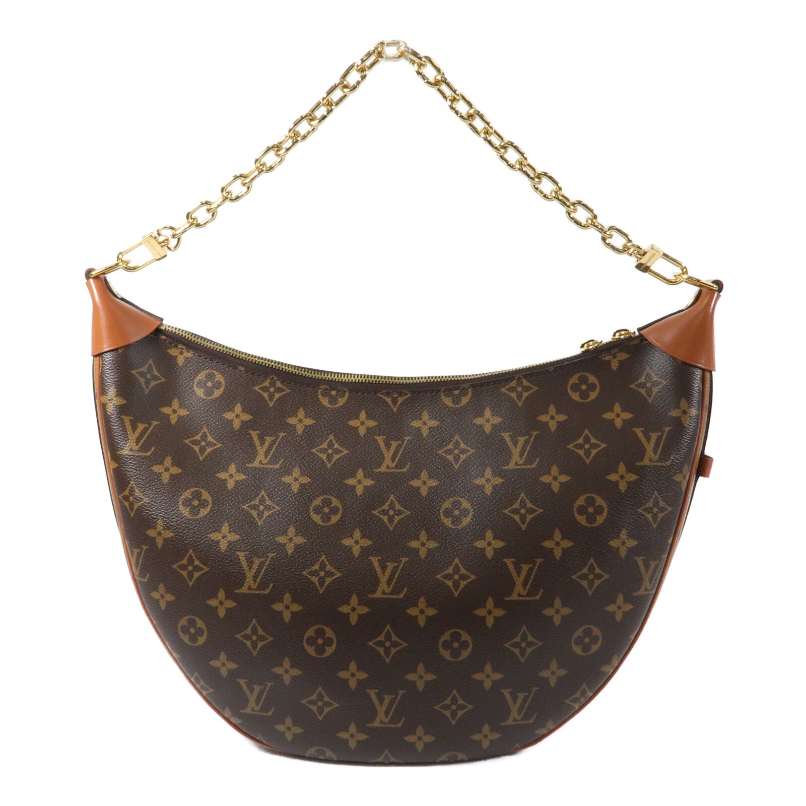 LOUIS VUITTON Monogram Loop Hobo金扣手挽肩背兩用袋