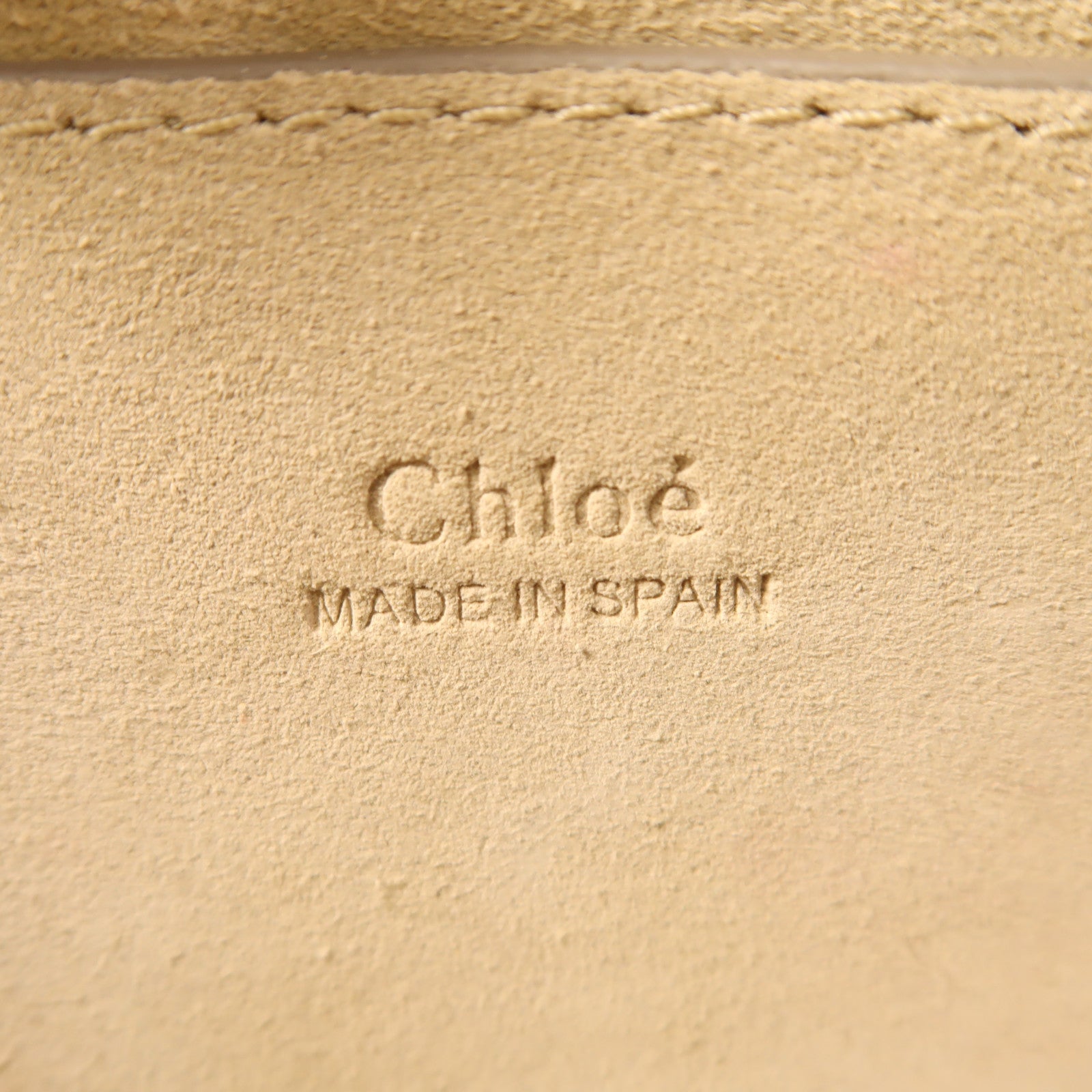 Chloe 牛皮皮革Shoulder Bag金扣肩背袋